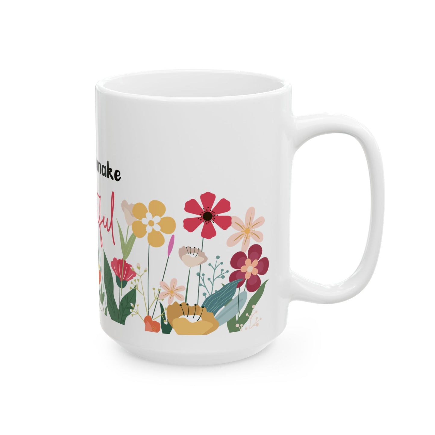 Floral Mom Mug - Perfect Gift for Mother's Day, Birthdays, Special Occasions,