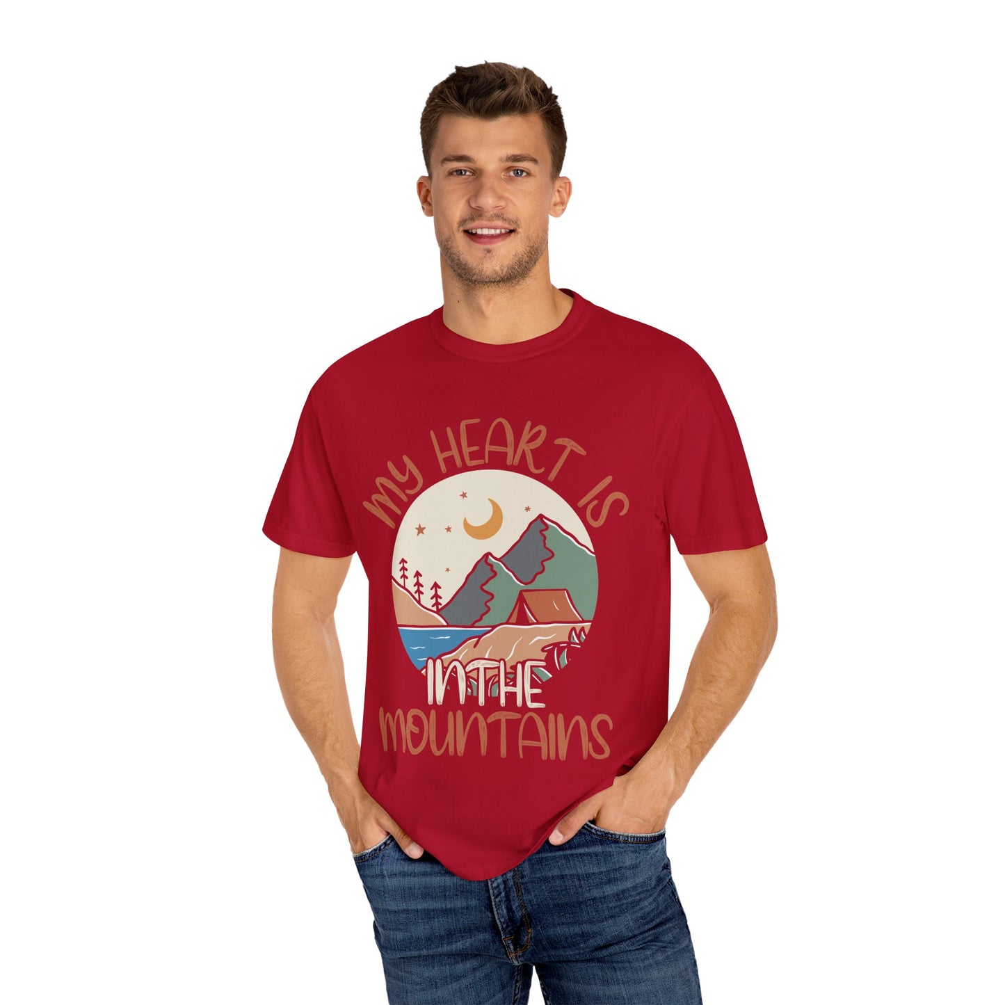 My Heart is in the Mountains Unisex T-Shirt – Perfect for Nature Lovers