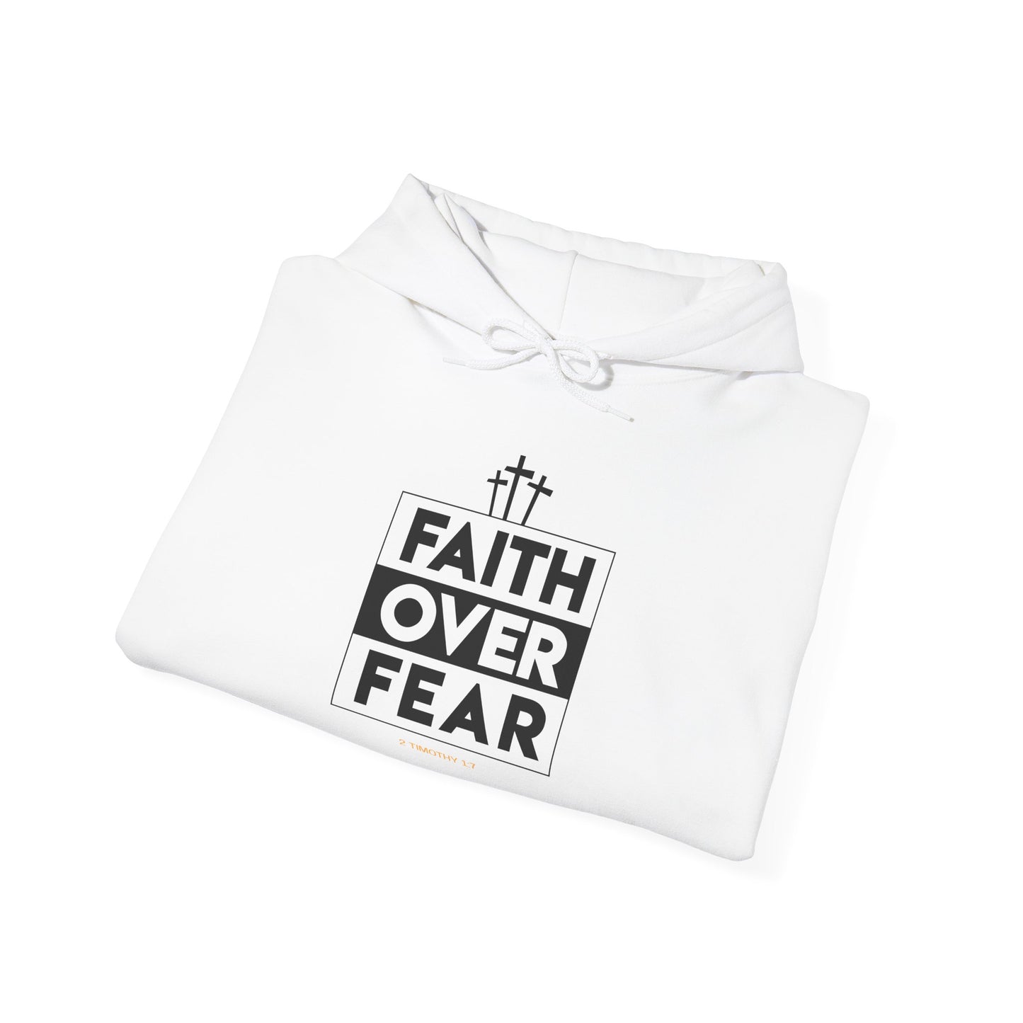 Faith Over Fear Hoodie-White