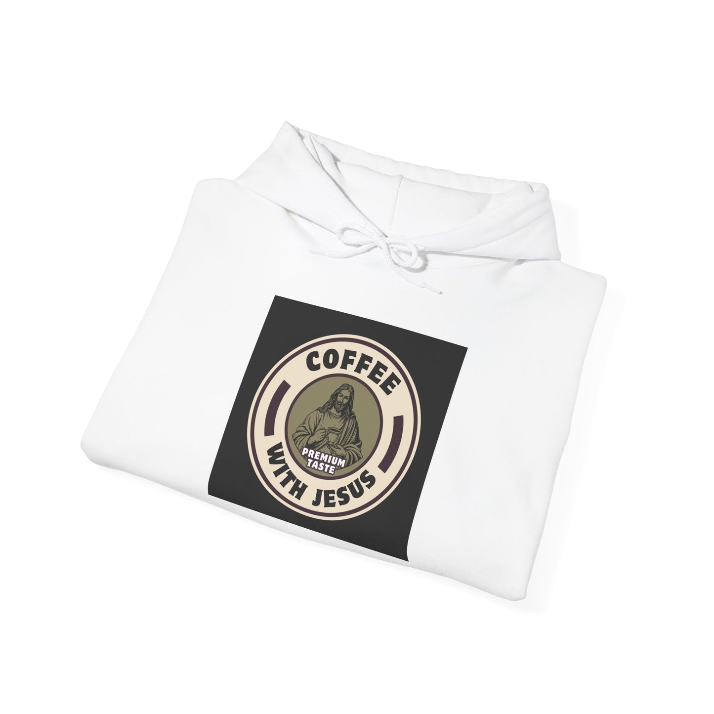 Unisex Heavy Blend™ Hooded Sweatshirt-Coffee With Jesus