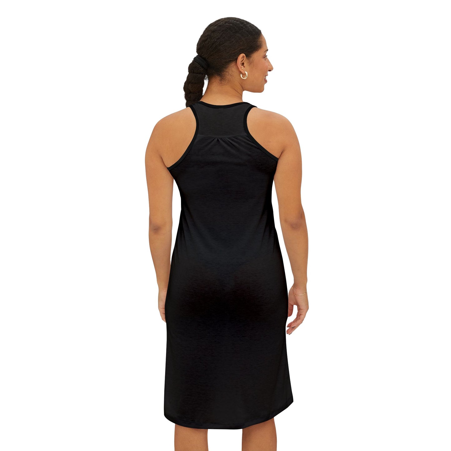 Loved and Missed Floral Heart Racerback Dress | Memorial Sympathy Floral Print