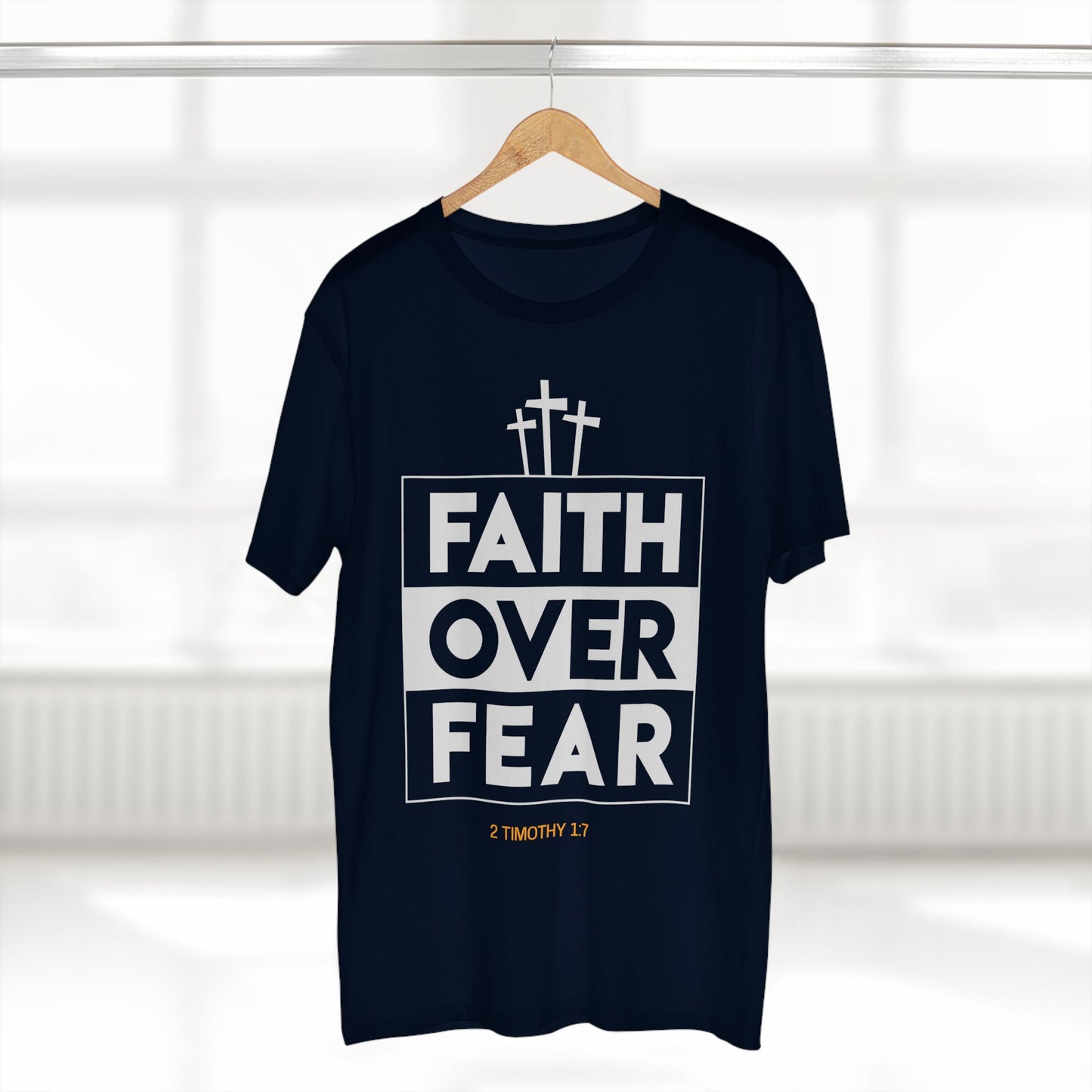Faith Over Fear Black Tee