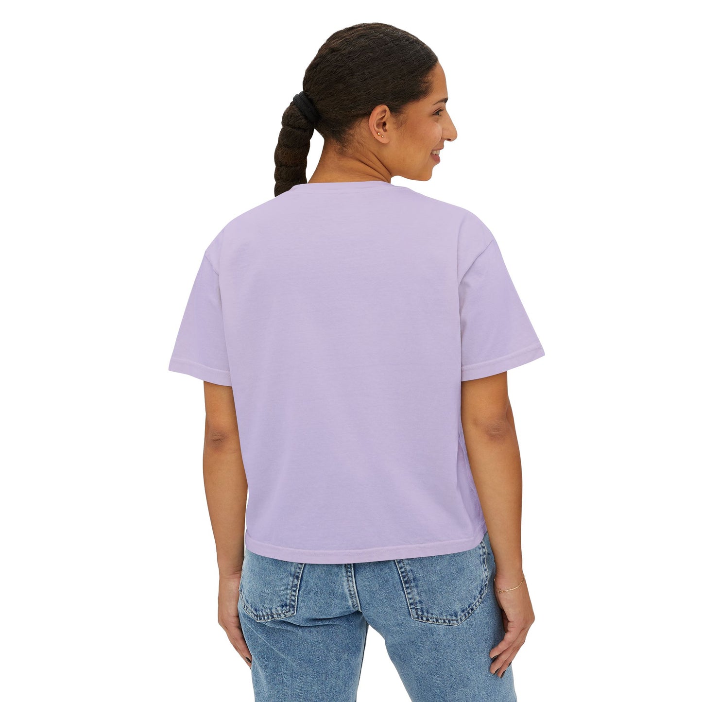 Inspirational Women's Boxy Tee - "You Are Altogether Beautiful" Floral Design