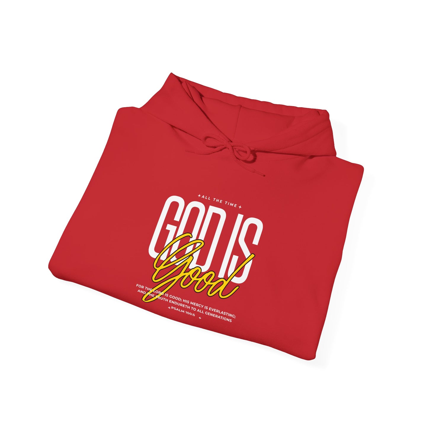 Faith-Inspired Hooded Sweatshirt - God is Good, Christian Apparel, Cozy Gift