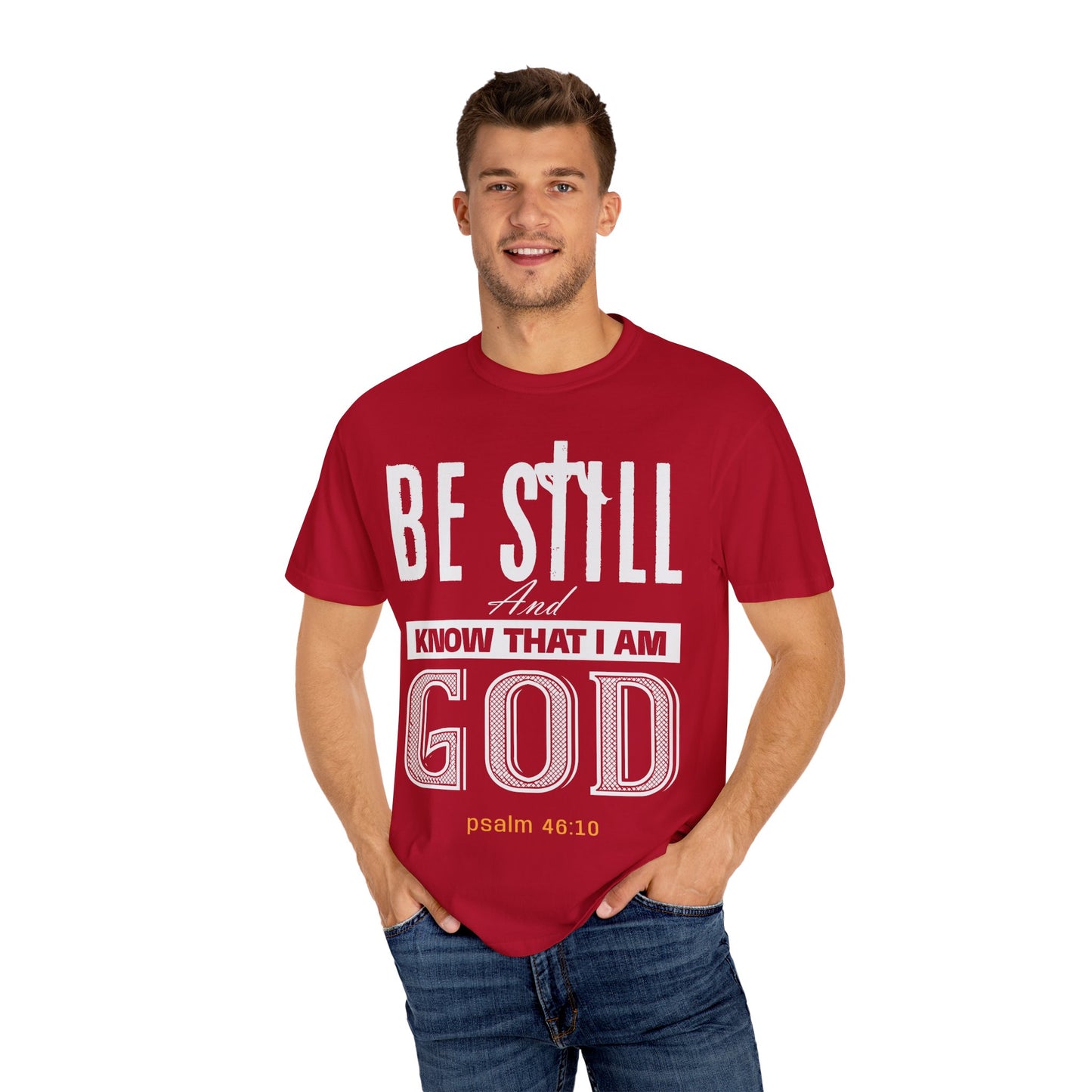 Faithful Reminder Unisex T-shirt - Be Still And Know That I Am God - Black