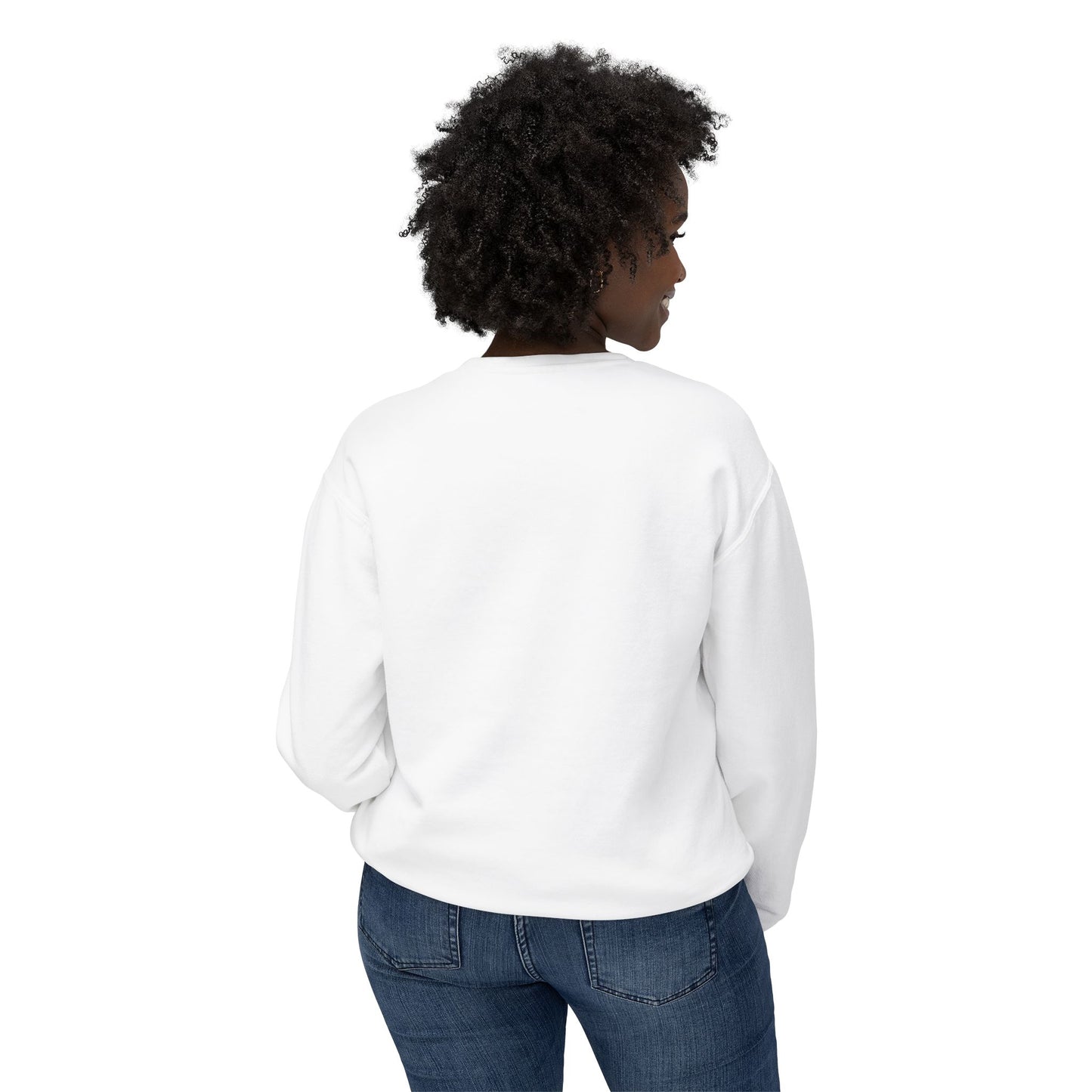 Unisex Lightweight Crewneck Sweatshirt - Men's Coffee With Jesus