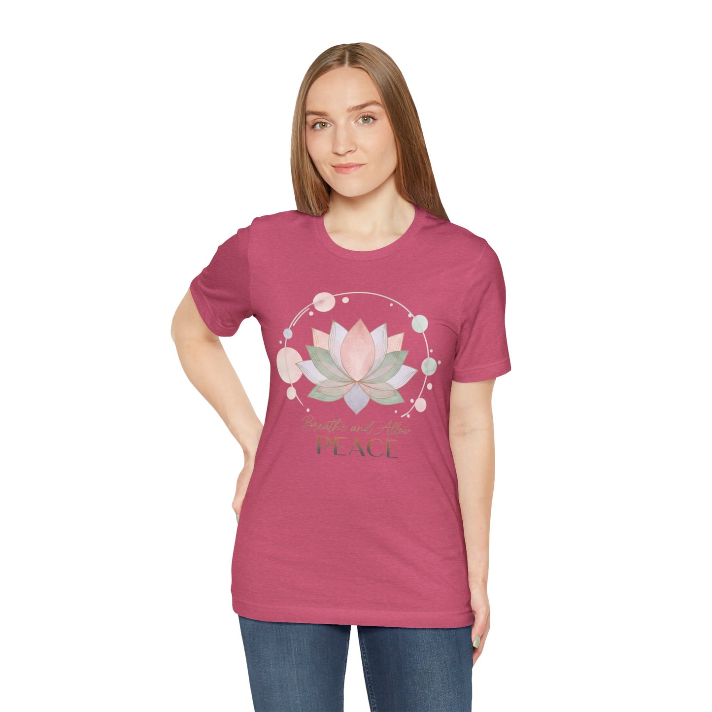 Mindful & Into Peace Tee | self care shirt, boundary quote