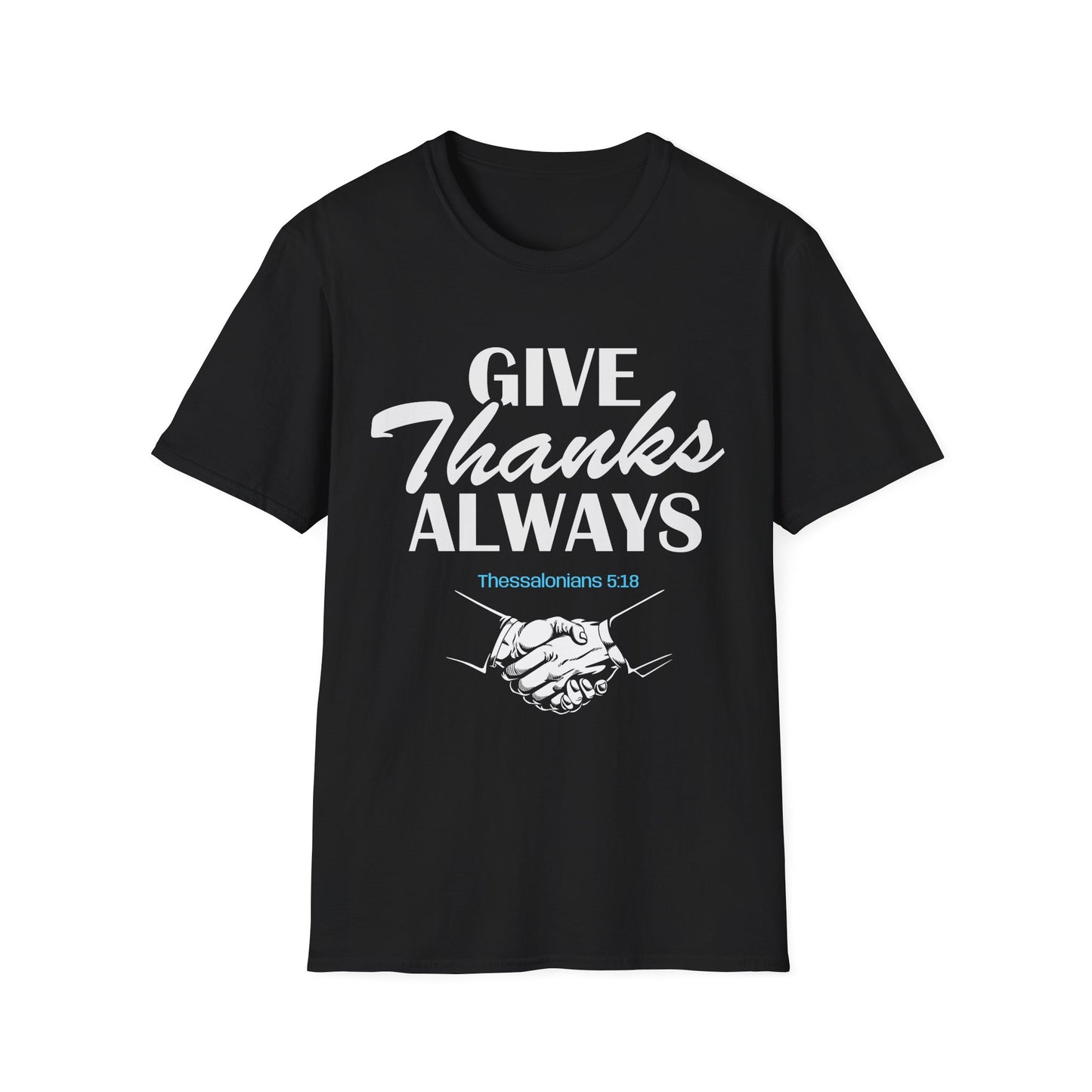 Christian Inspirational T-Shirt-Give Thanks Always