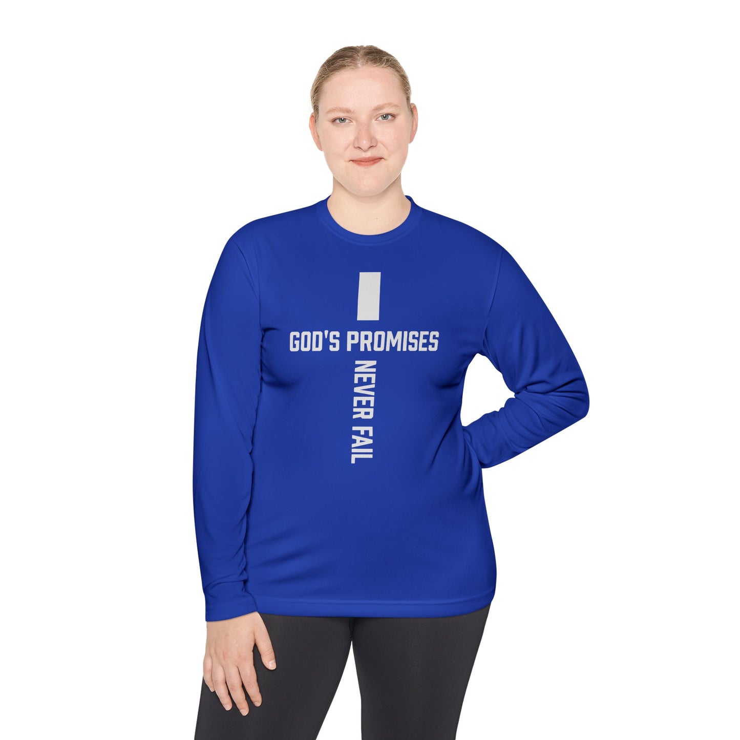 Inspirational Long Sleeve Tee - God's Promises Never Fail