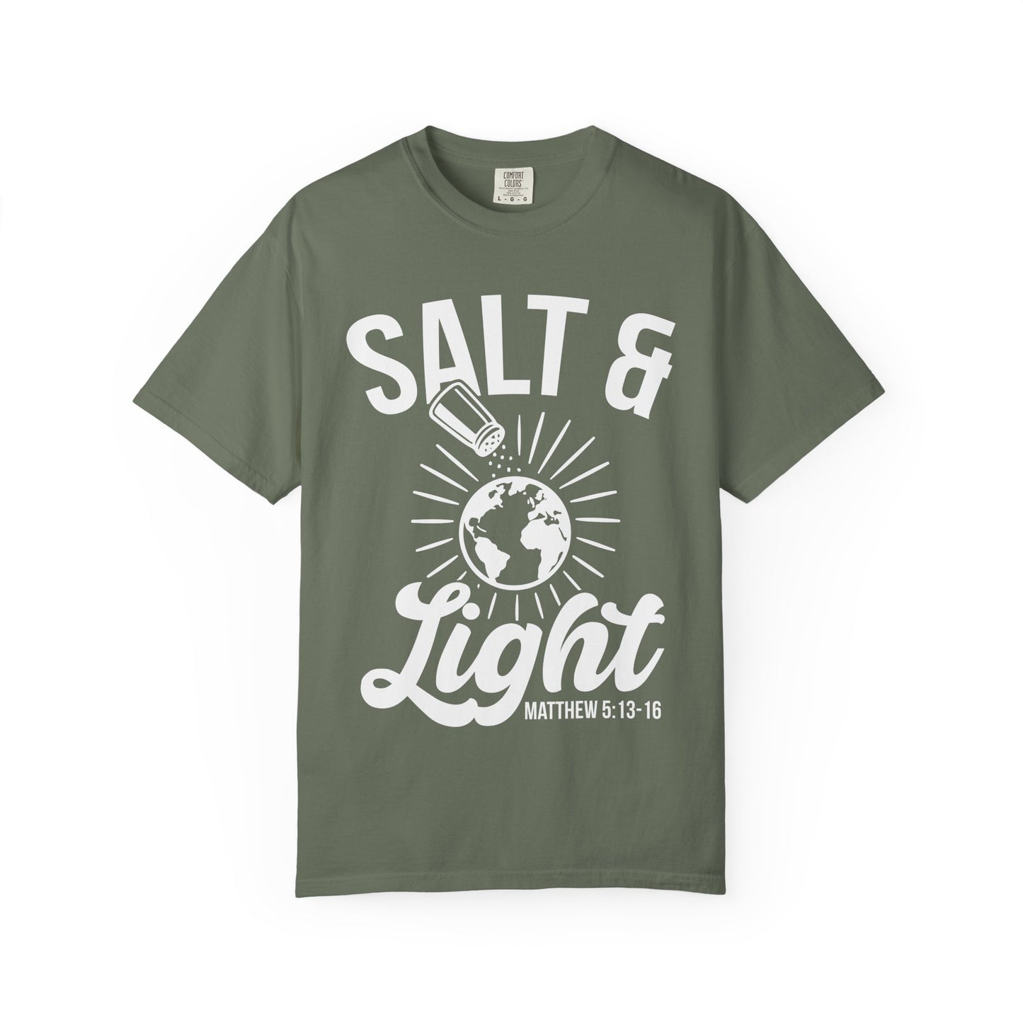 Inspirational Unisex T-Shirt: Salt & Light Graphic, Christian Gifts, Faith Apparel