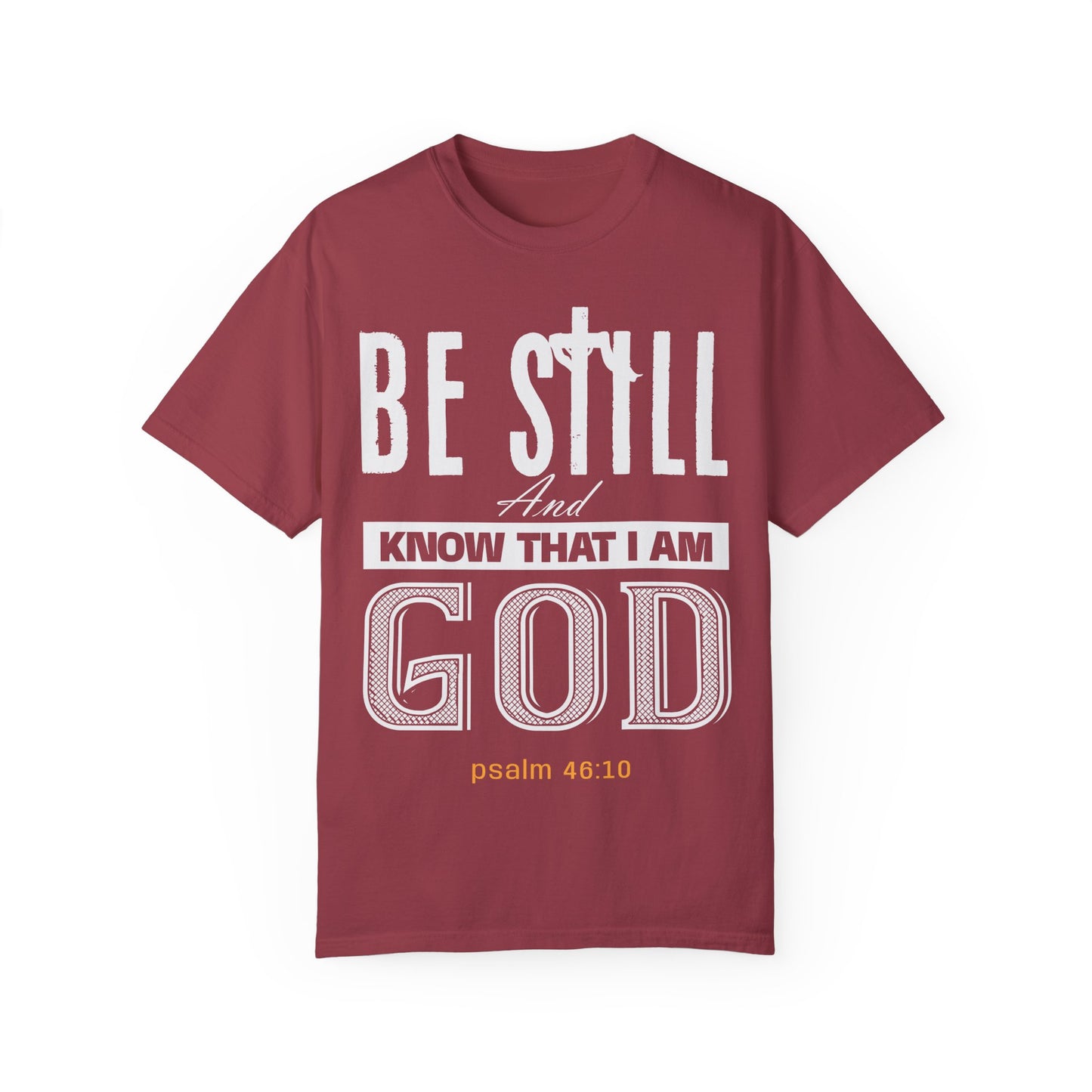 Faithful Reminder Unisex T-shirt - Be Still And Know That I Am God - Black