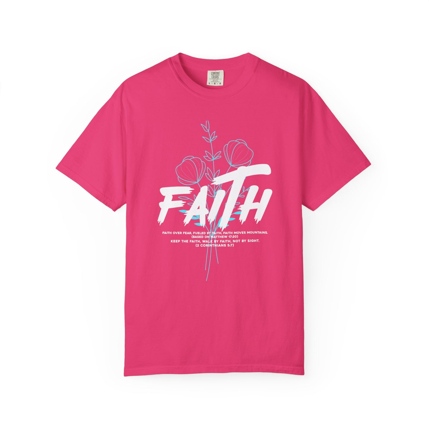 Faith-Inspired Unisex Garment-Dyed T-Shirt - Perfect for Uplifting Moments
