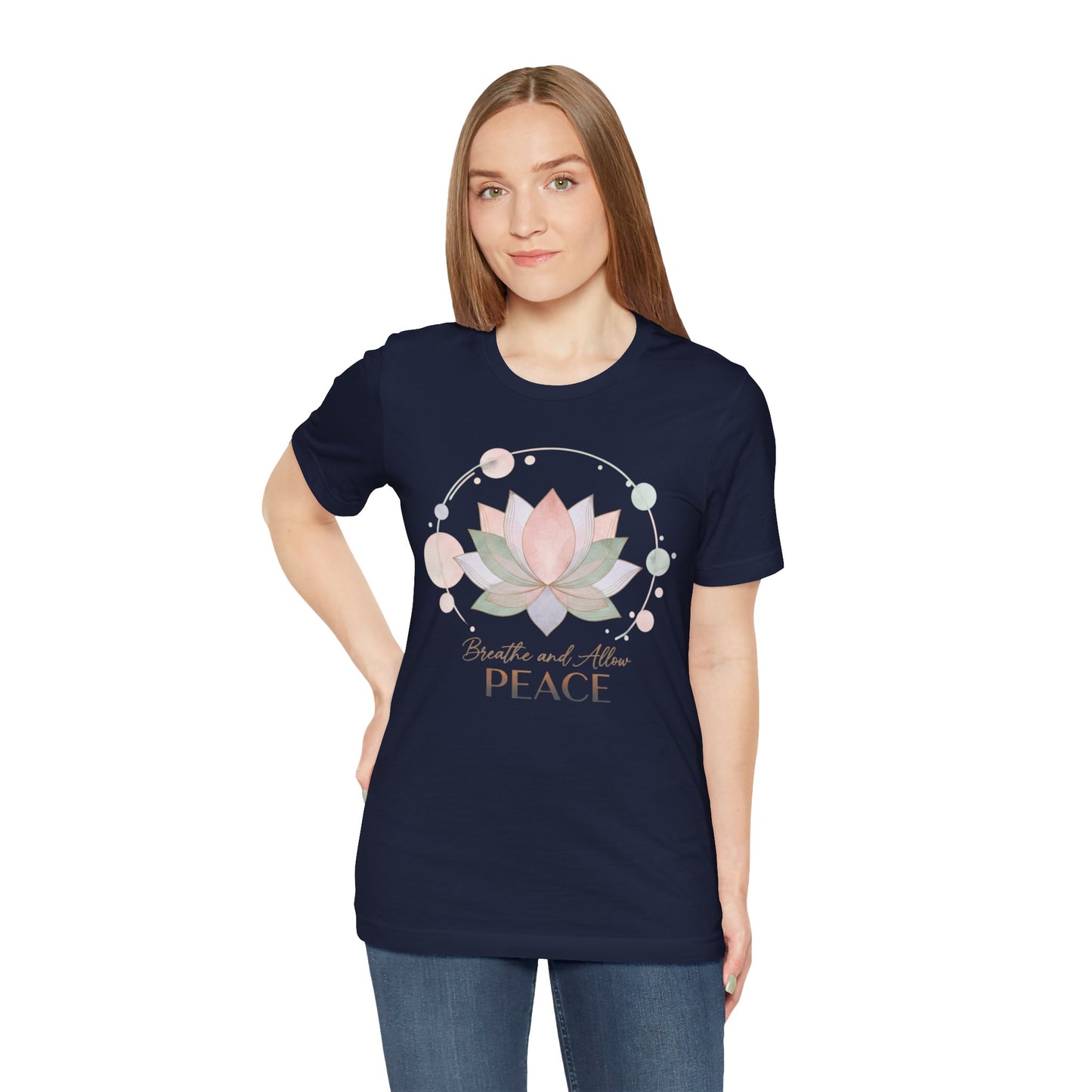 Mindful & Into Peace Tee | self care shirt, boundary quote