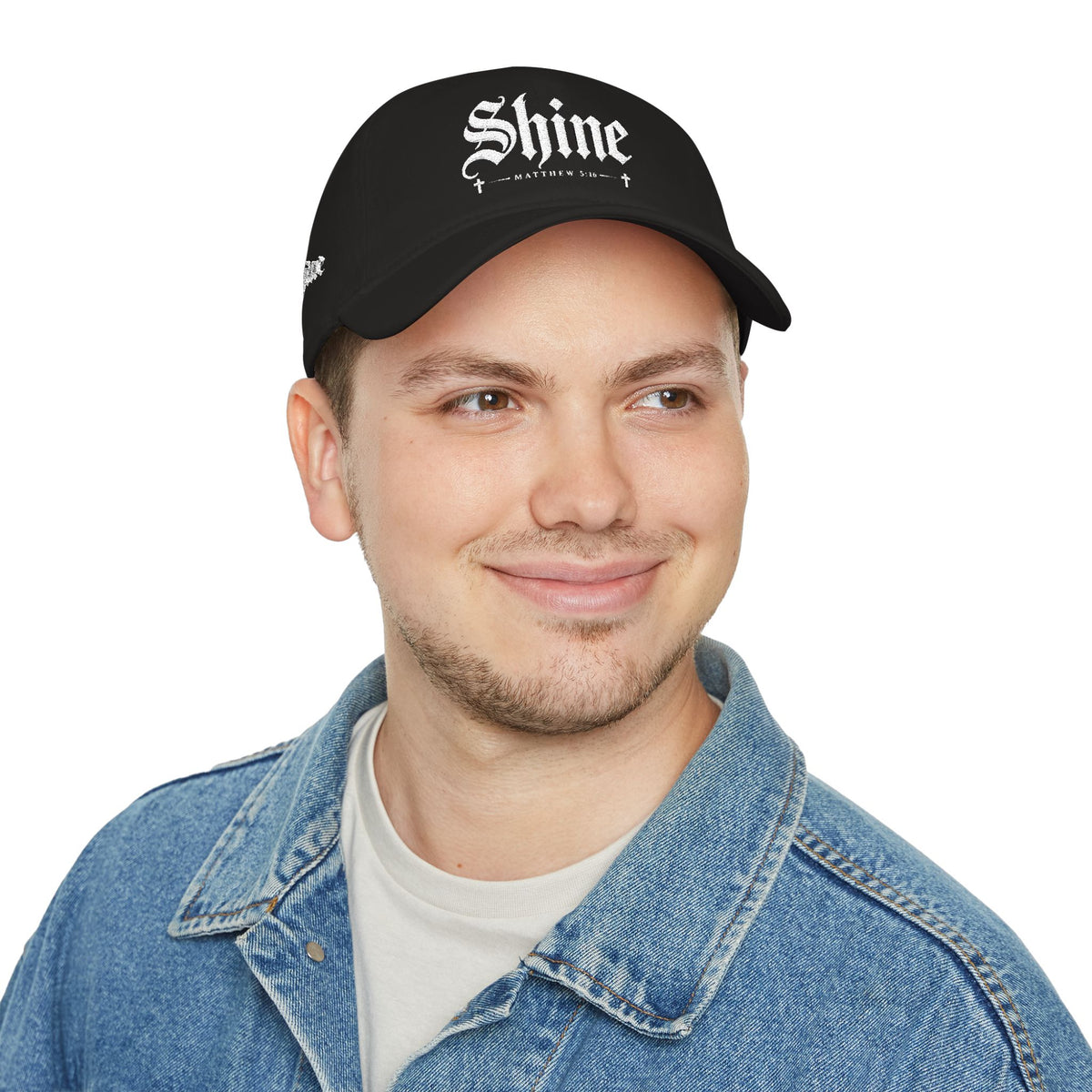 Shine Gothic Script Cap | Low Profile Baseball Cap