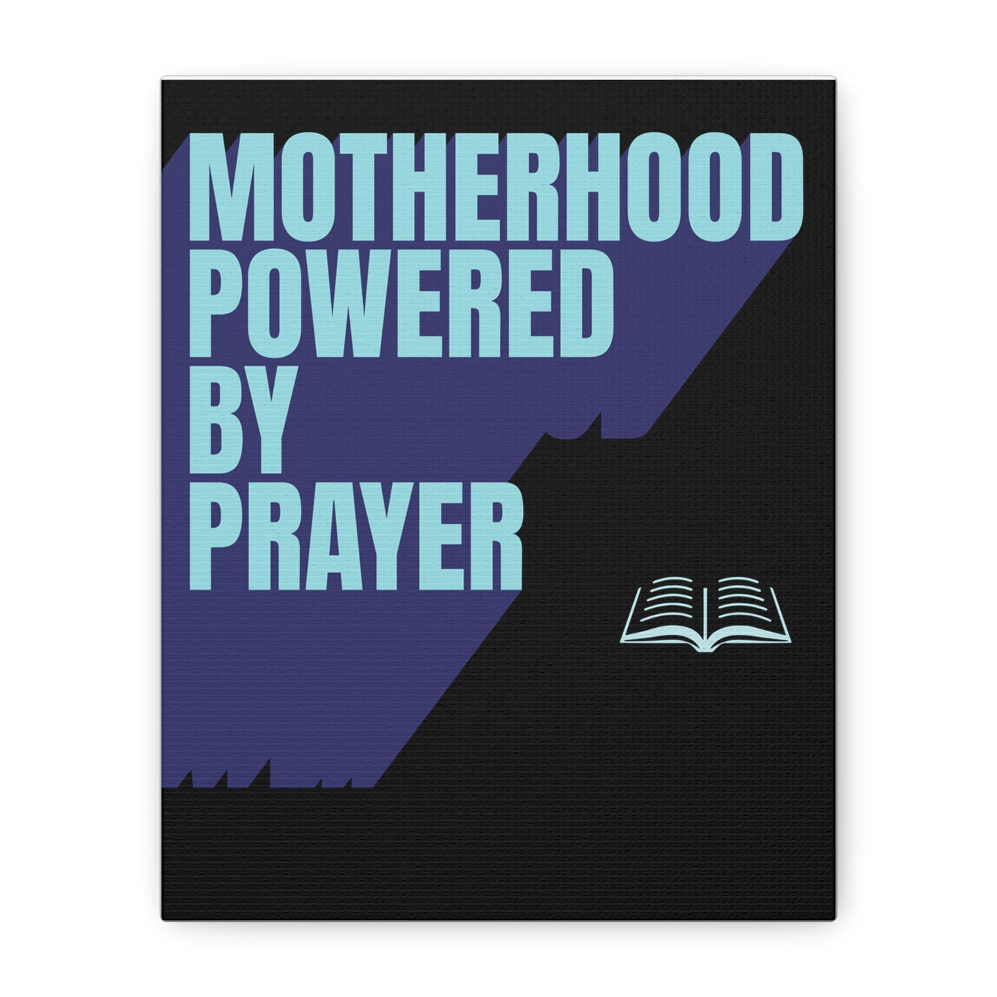 Inspirational Canvas Art - Motherhood Powered By Prayer