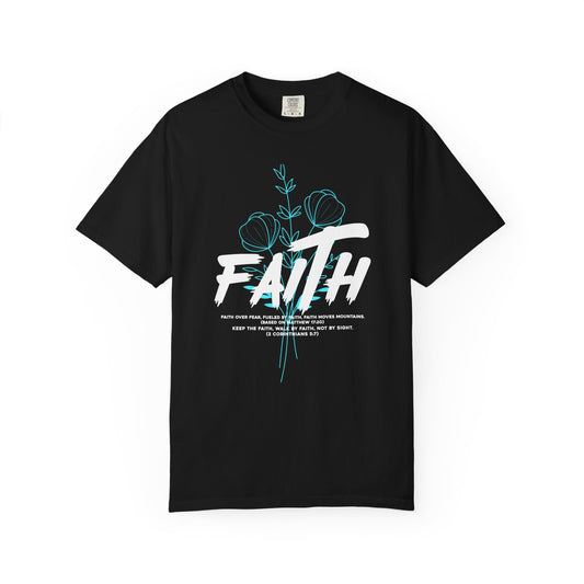 Faith-Inspired Unisex Garment-Dyed T-Shirt - Perfect for Uplifting Moments