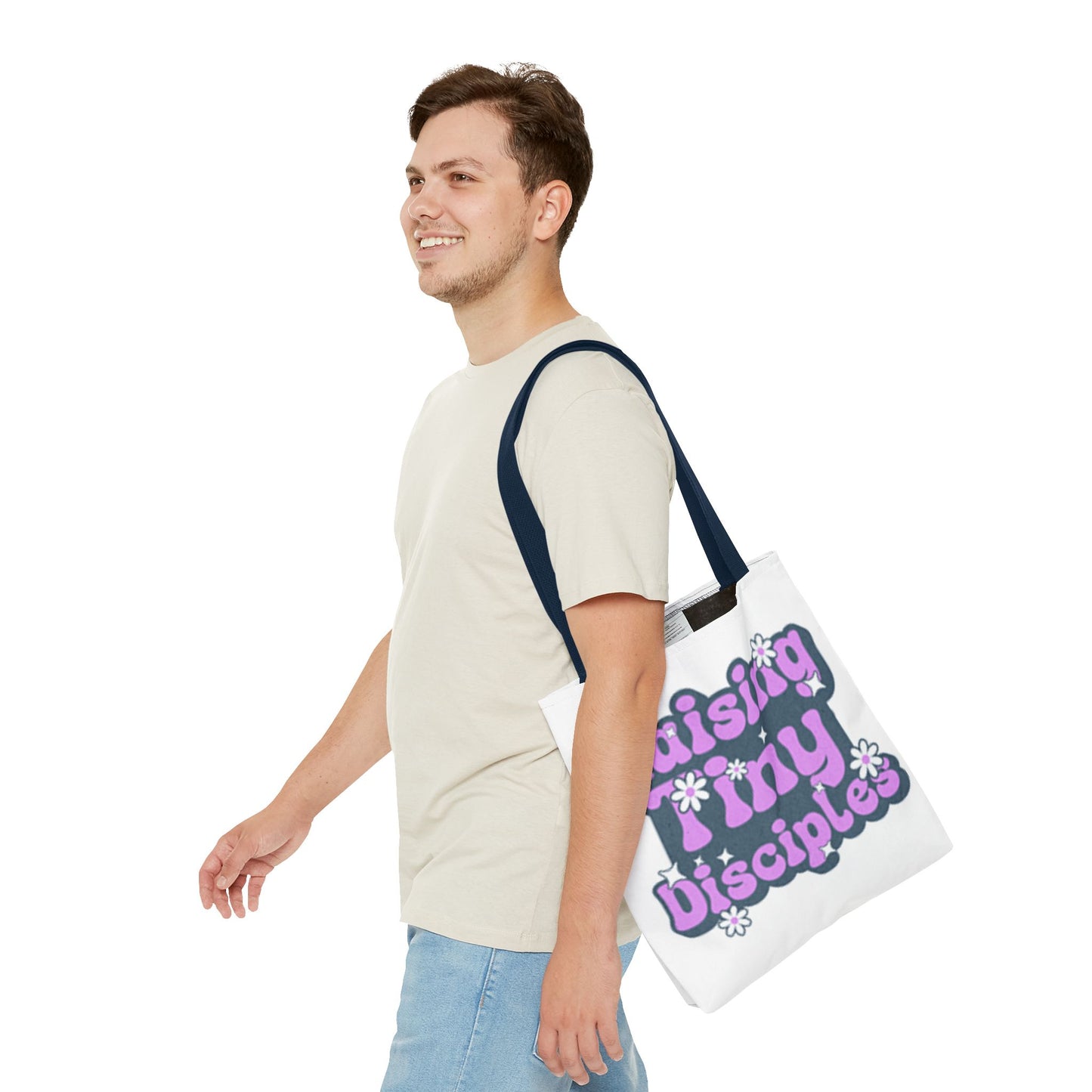 Raising Tiny Disciples Tote Bag - Stylish & Fun Eco-Friendly Bag for Parents