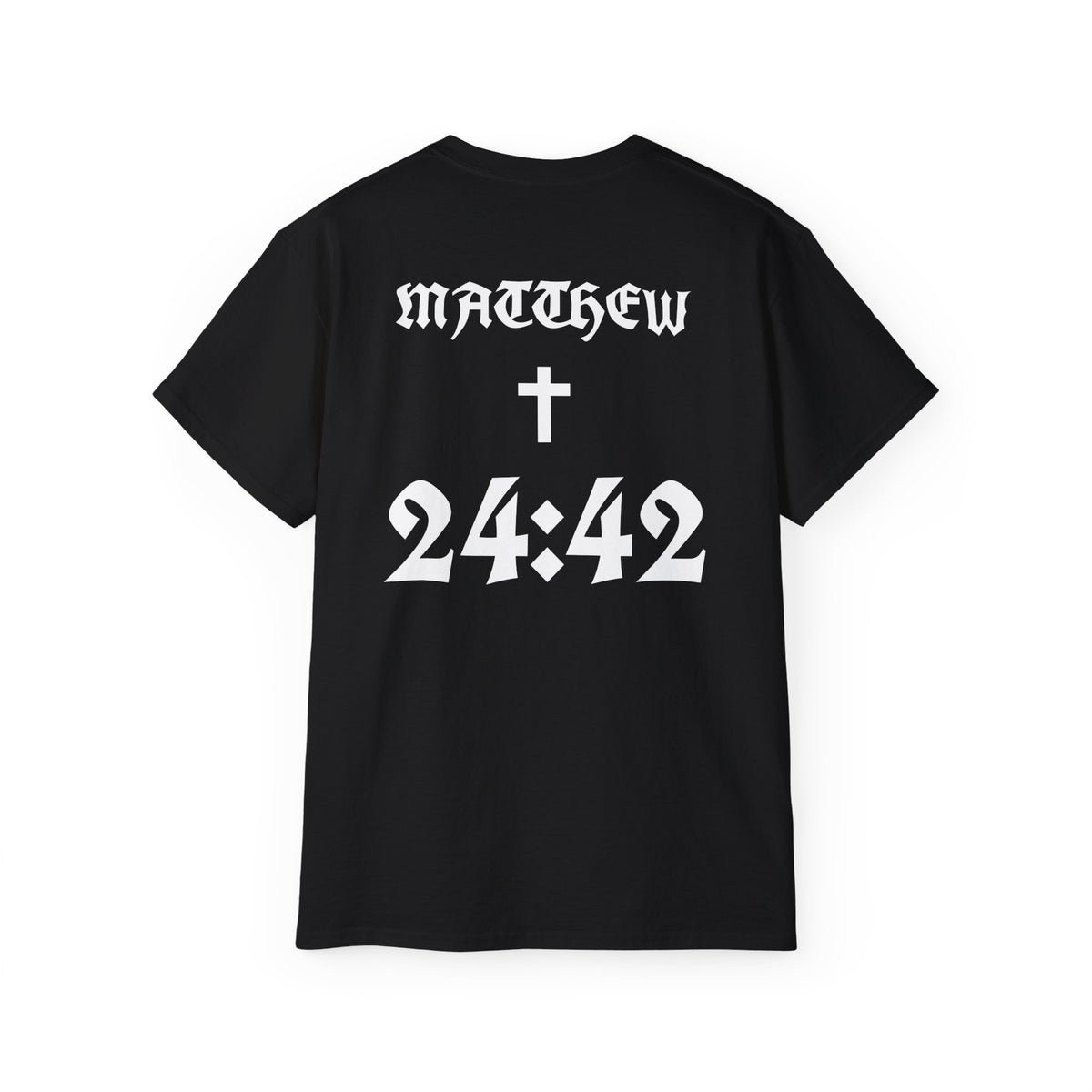 Matthew 24:42 Bible Verse Tee | Cross 24:42 Shirt