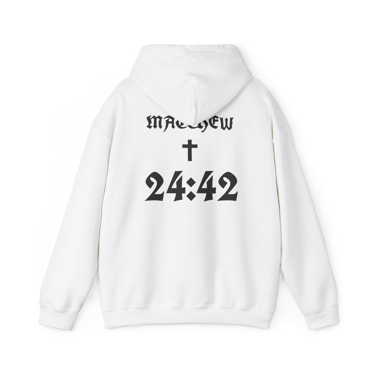 Matthew 24:42 Hoodie | Bible Verse Christian Faith Cross