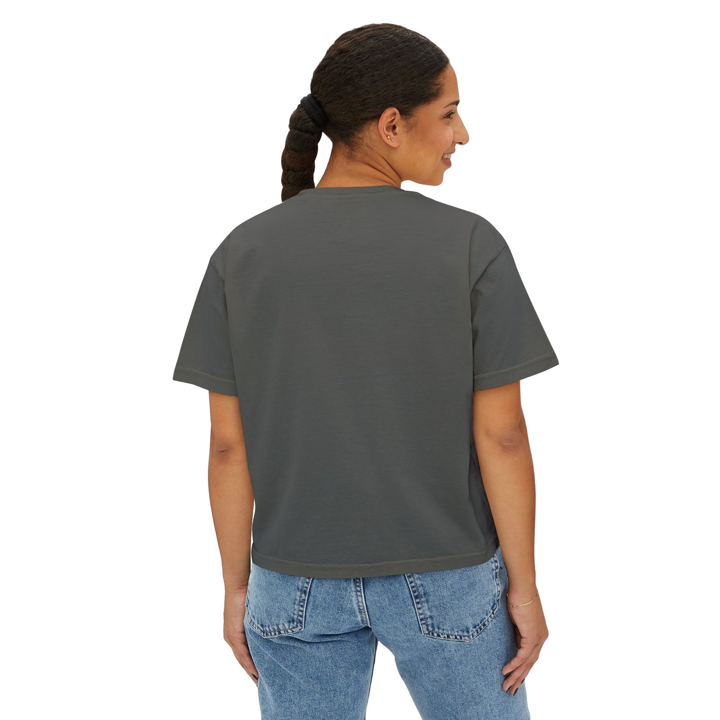 Inspirational Women's Boxy Tee - "You Are Altogether Beautiful" Floral Design
