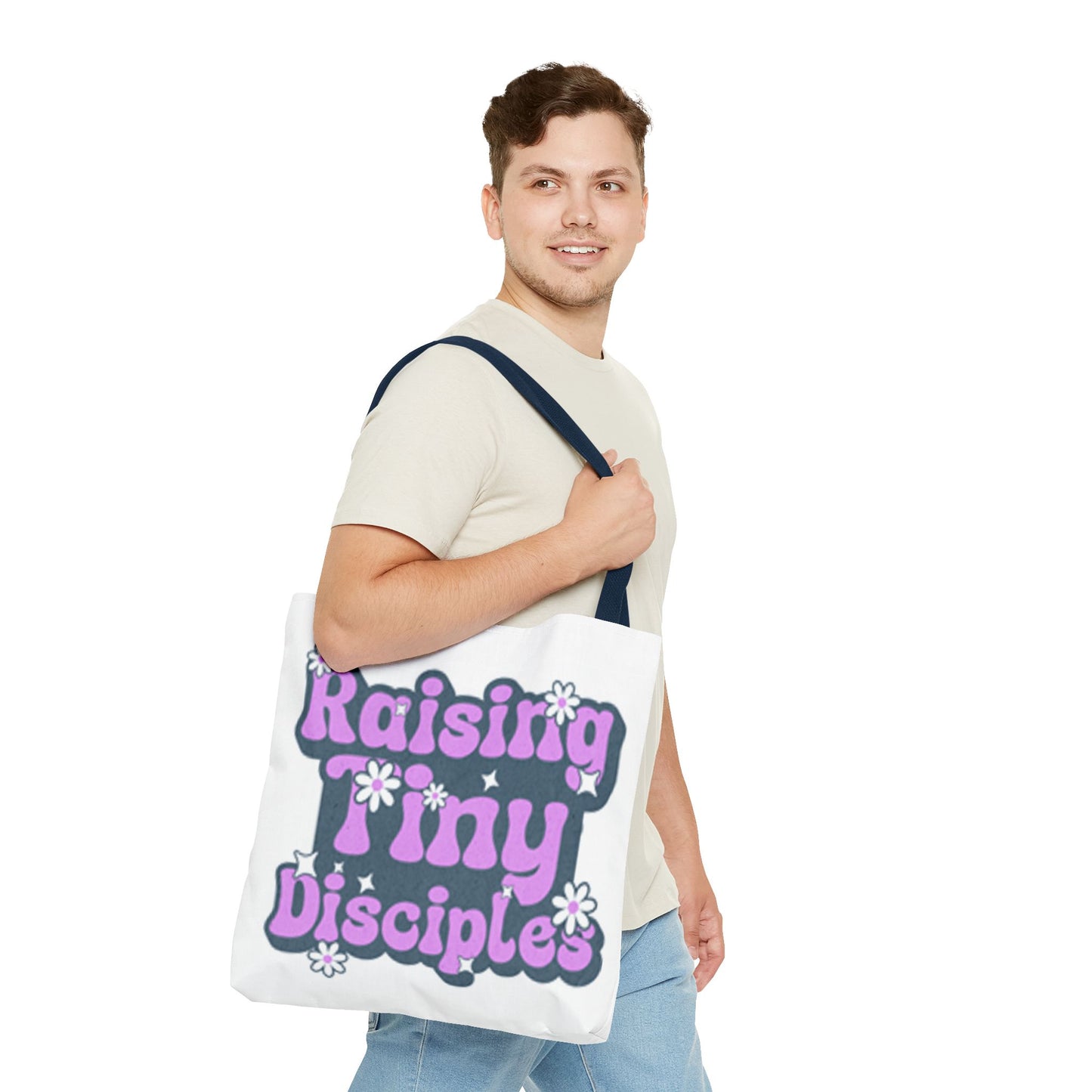 Raising Tiny Disciples Tote Bag - Stylish & Fun Eco-Friendly Bag for Parents