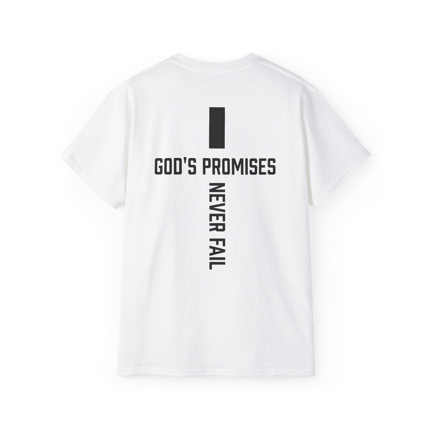 Faith-Inspired Unisex Ultra Cotton Tee - 'God's Promises Never Fail' Design