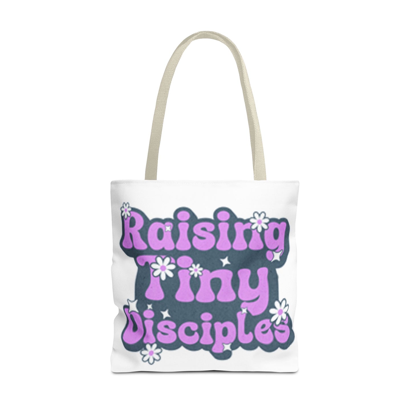 Raising Tiny Disciples Tote Bag - Stylish & Fun Eco-Friendly Bag for Parents