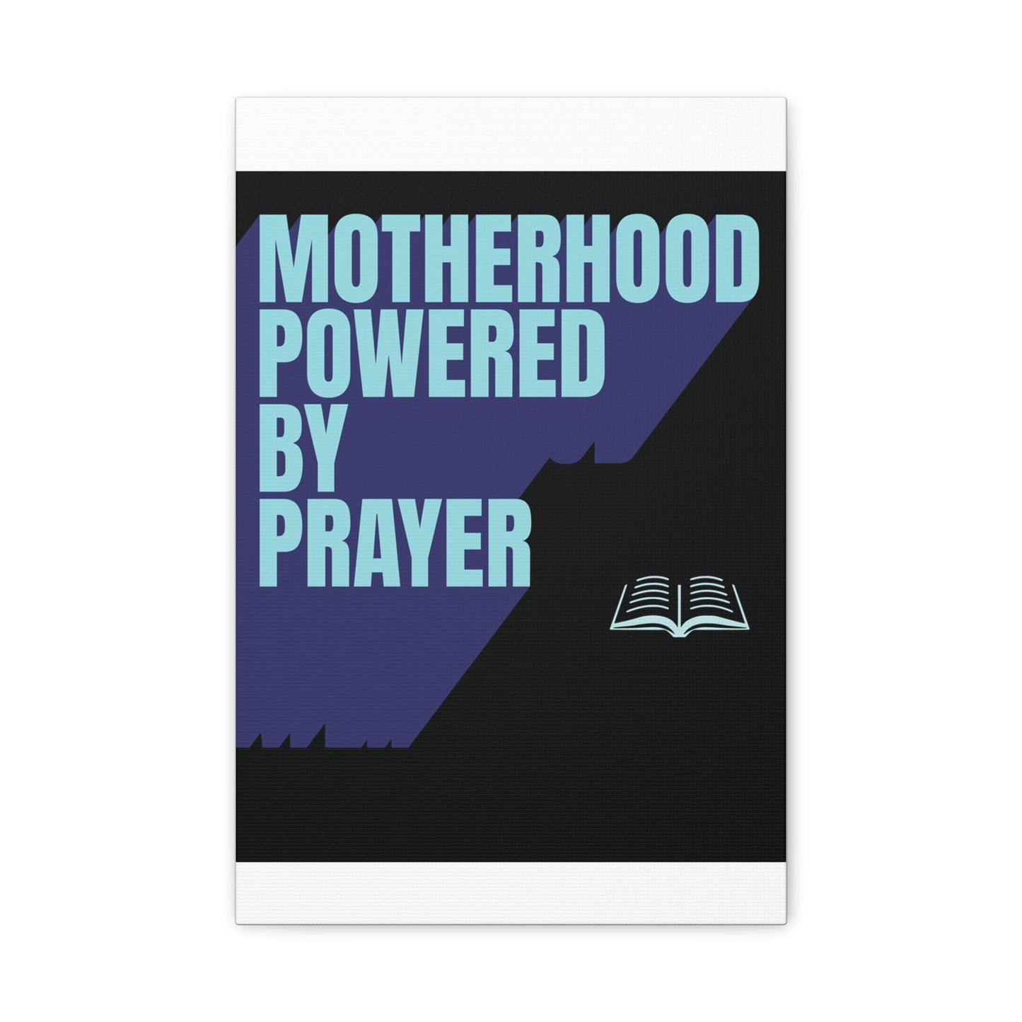 Inspirational Canvas Art - Motherhood Powered By Prayer