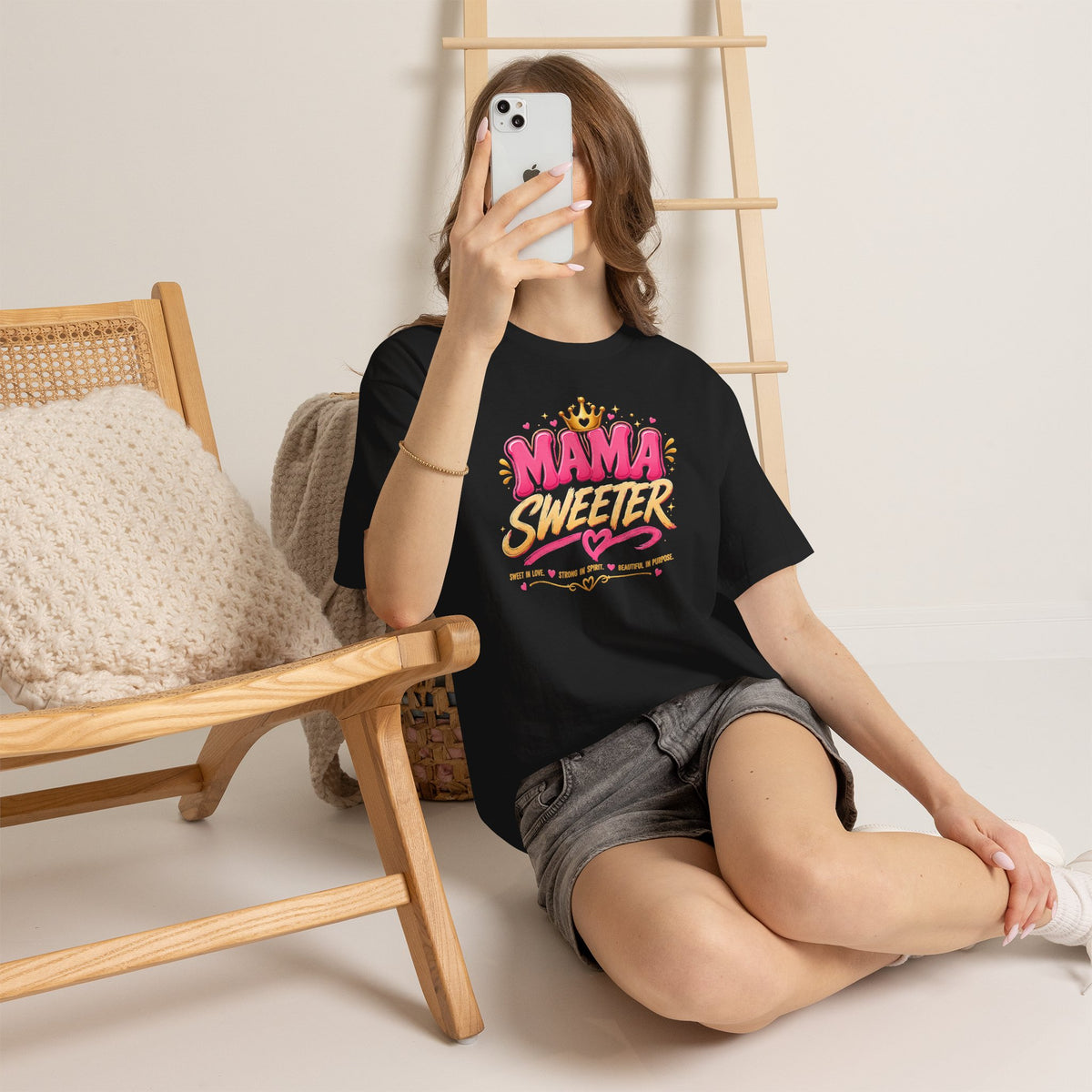 Mama Sweeter graphic tee | Mama Sweeter design T-Shirt