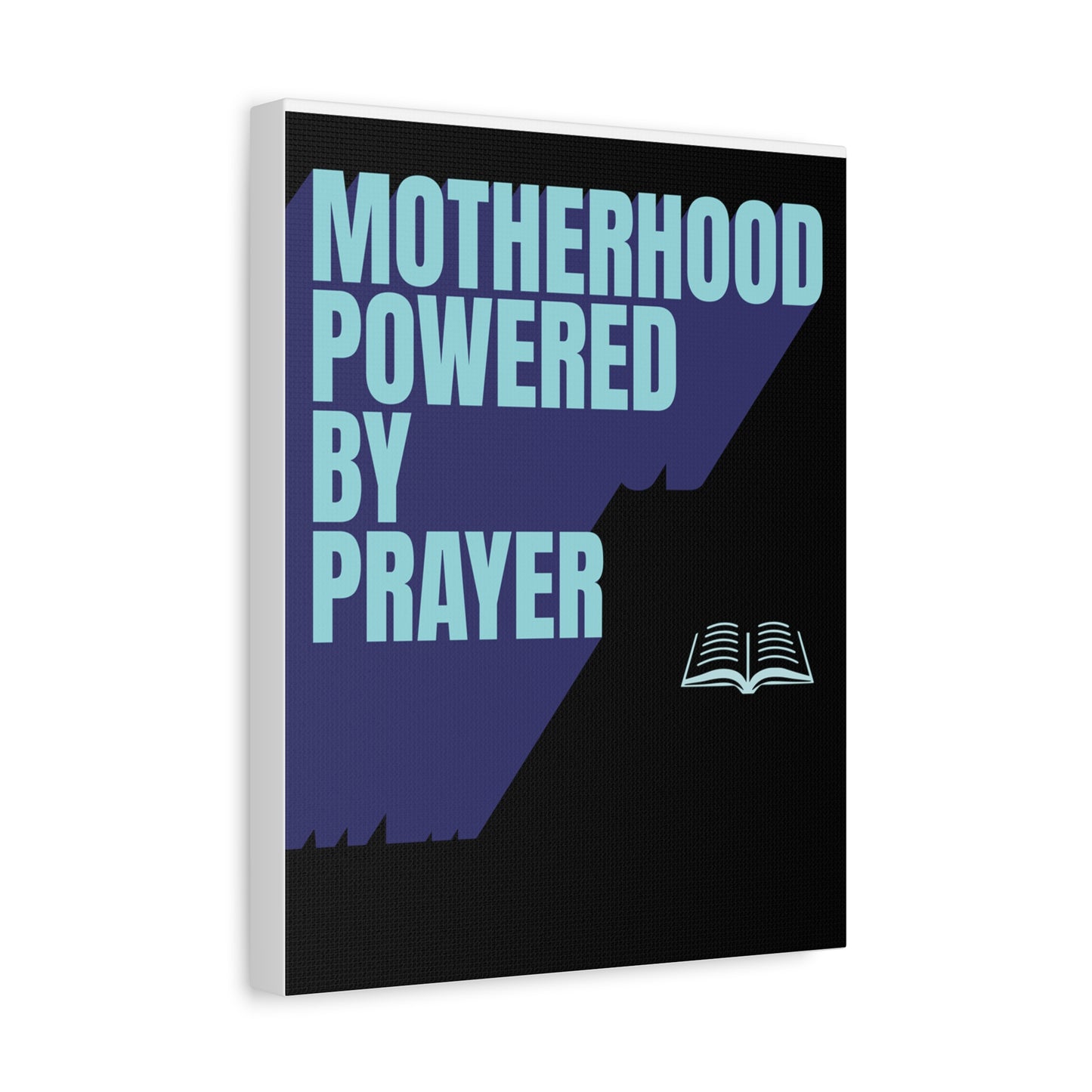 Inspirational Canvas Art - Motherhood Powered By Prayer