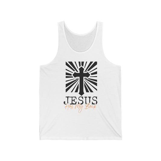 Jesus Has My Back Unisex-Tank Top