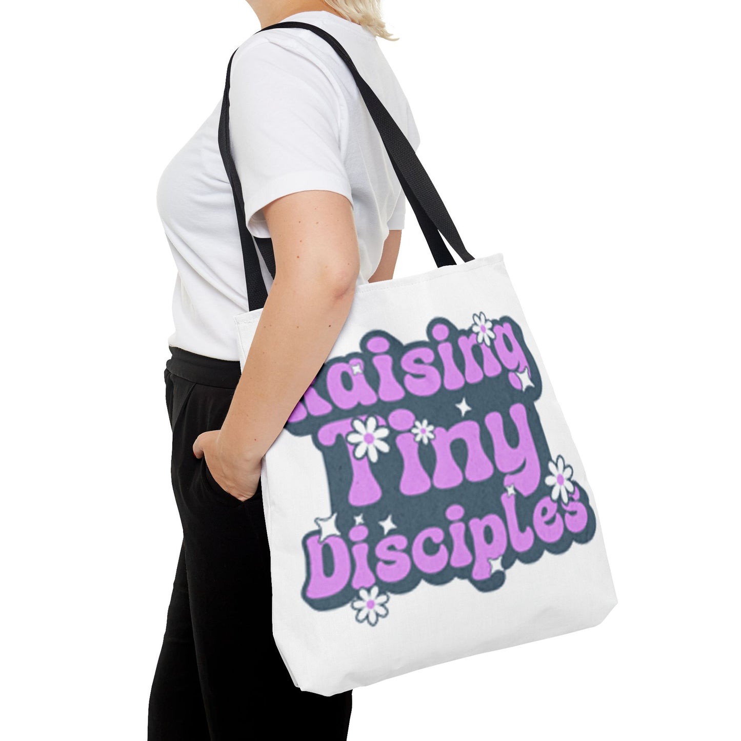 Raising Tiny Disciples Tote Bag - Stylish & Fun Eco-Friendly Bag for Parents