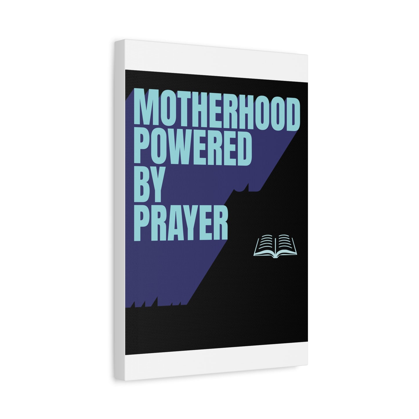 Inspirational Canvas Art - Motherhood Powered By Prayer