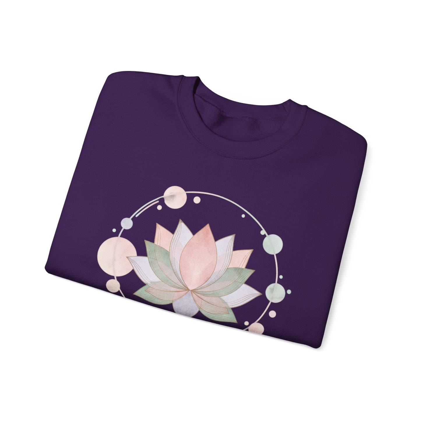 Gentle Boundaries Peace Lotus Sweatshirt | Self Care Mental Wellness