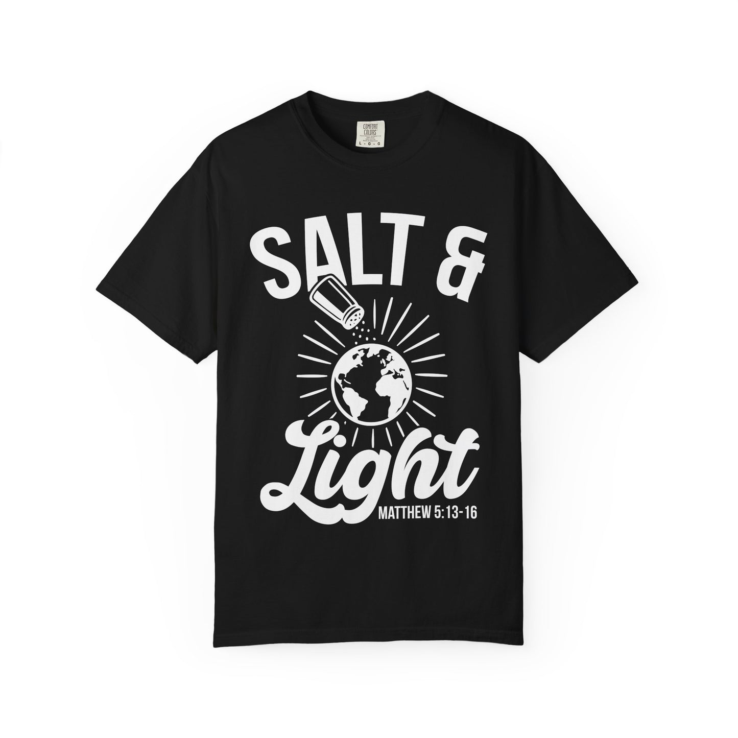 Inspirational Unisex T-Shirt: Salt & Light Graphic, Christian Gifts, Faith Apparel