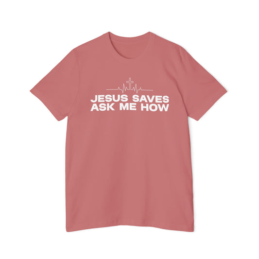 Faith-Inspired Unisex T-Shirt - Jesus Saves, Christian Apparel