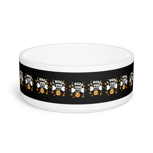 Personalized Pet Bowl - Custom Dog Food Dish, Cute Pet Accessories, Pet Lovers Gift, Dog Themed Décor, Unique Bowl for Dogs