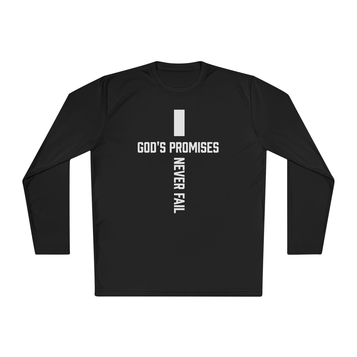 Inspirational Long Sleeve Tee - God's Promises Never Fail