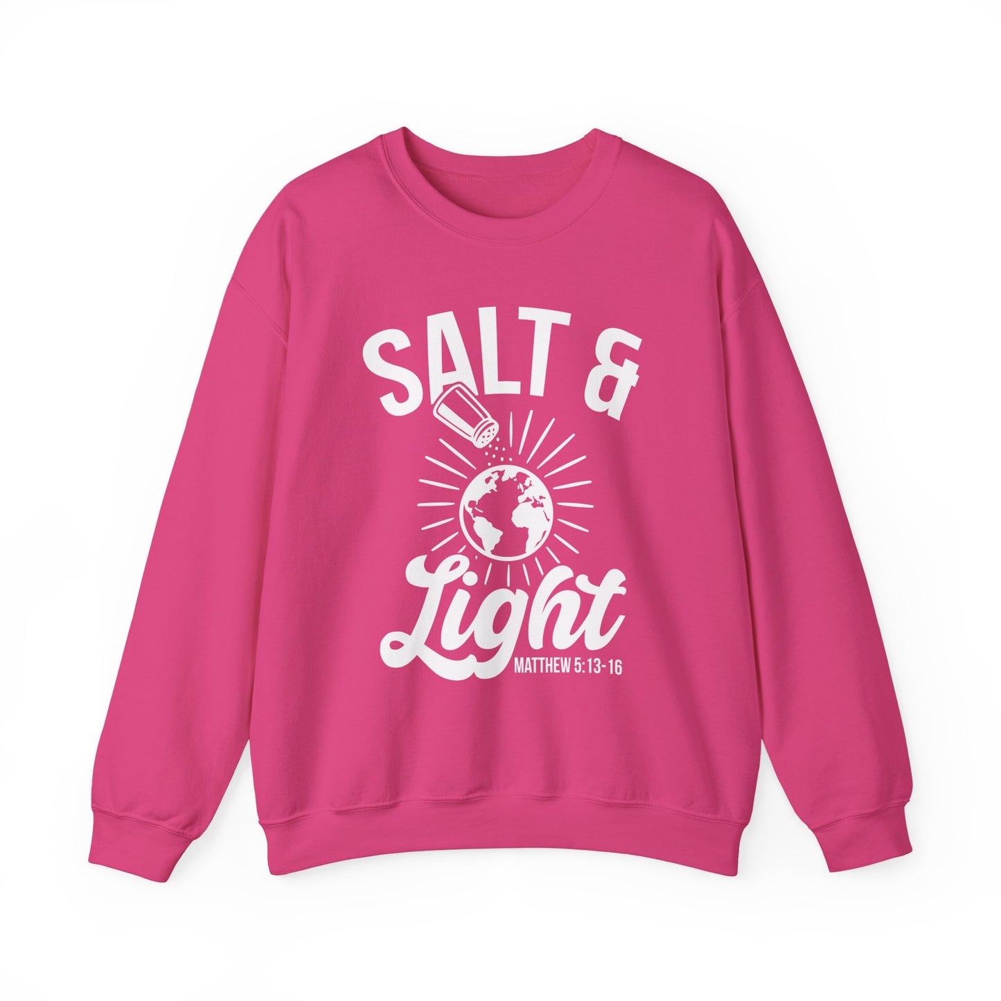 Inspirational Sweatshirt 'Salt & Light' - Cozy Faith Gift - Sweatshirt