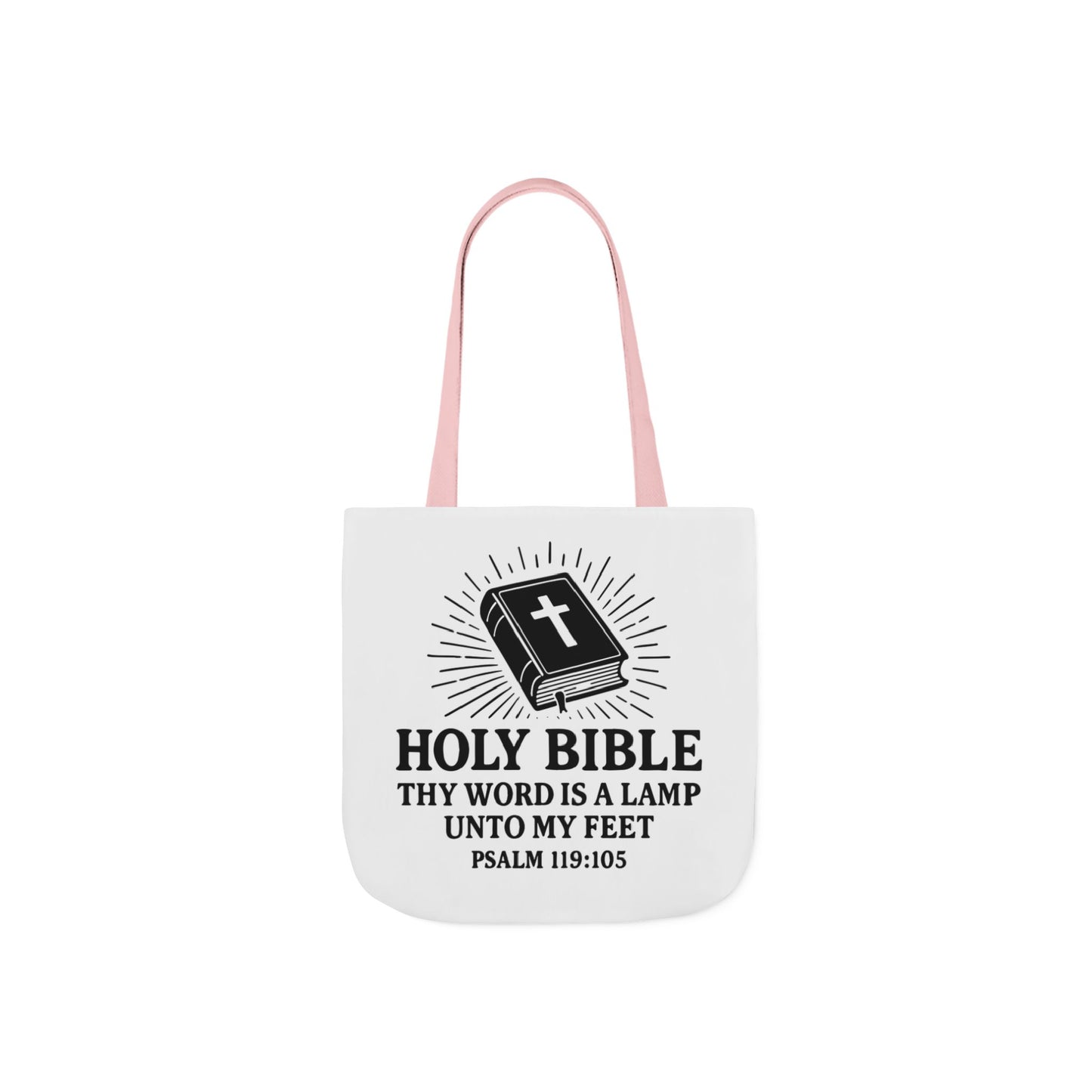 Bible Quote Tote Bag, Inspirational Christian Eco-Friendly Shopping Canvas