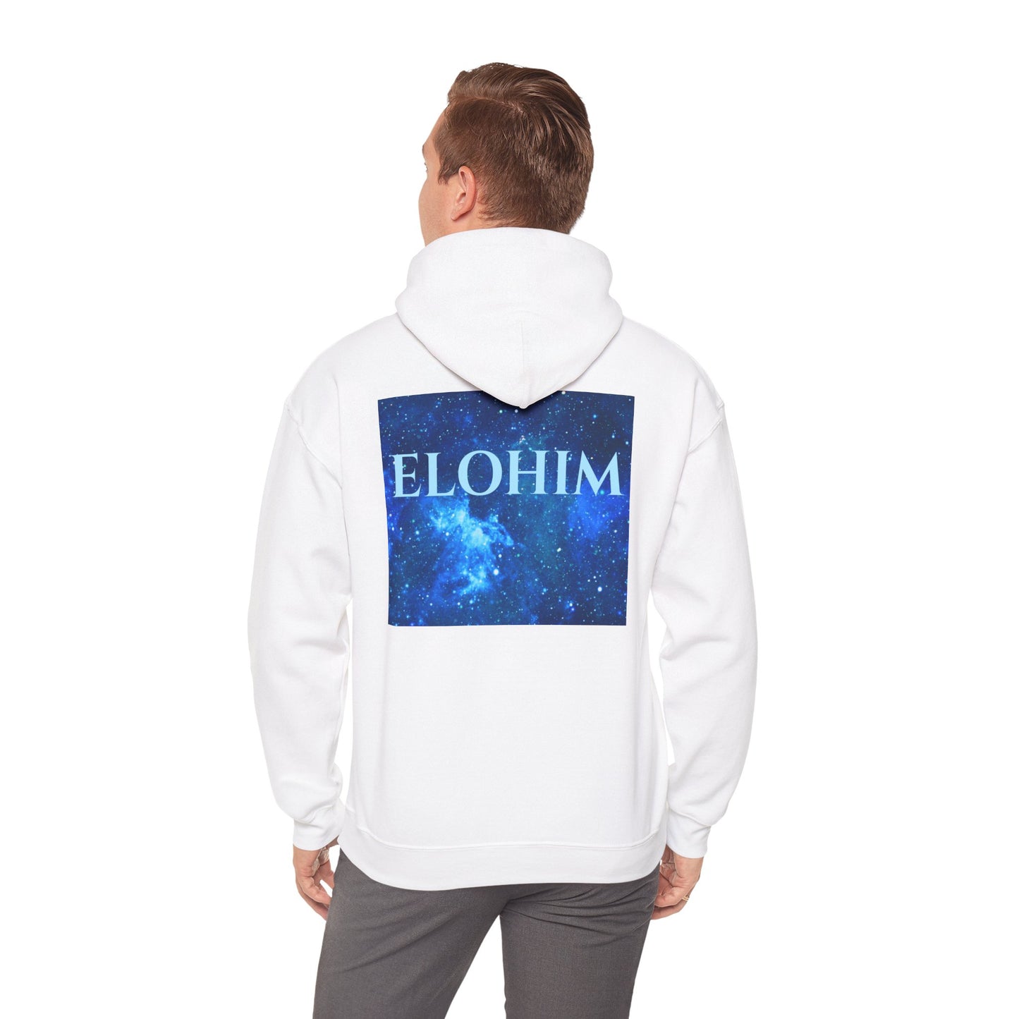 Cosmic Elohim Hoodie - Spiritual Gift, Unisex Sweatshirt, Cozy Streetwear, Astral Fashion, Inspirational Apparel