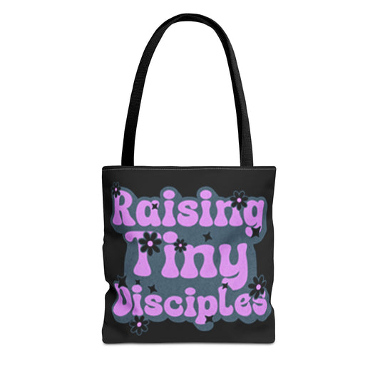 Raising Tiny Disciples Tote Bag - Eco-Friendly Bag for Moms & Caregivers