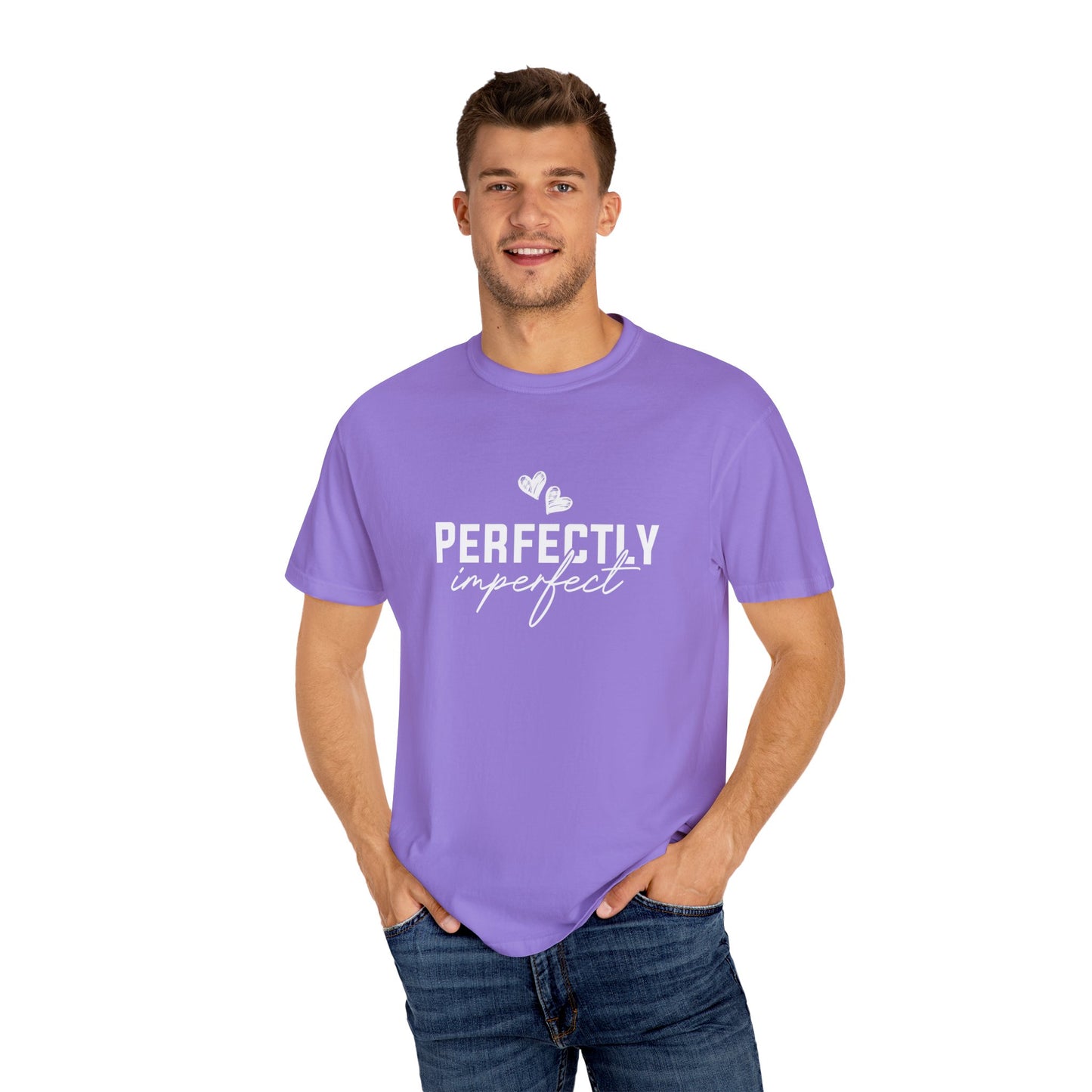 Perfectly Imperfect Unisex Garment-Dyed T-Shirt - Comfortable & Stylish Tee for Everyday Wear
