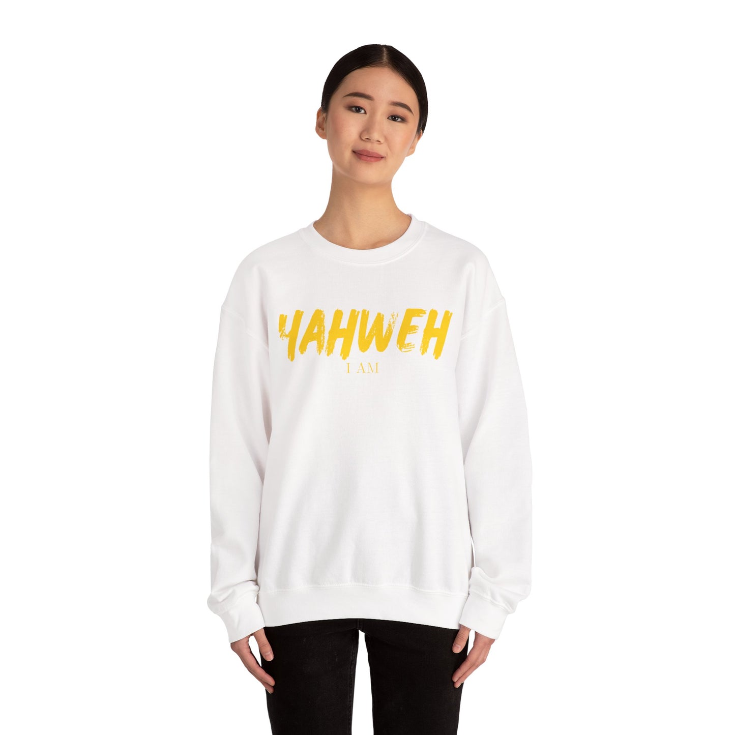 Yahweh Crewneck Sweatshirt - Spiritual Gift for Faith - Sweatshirt