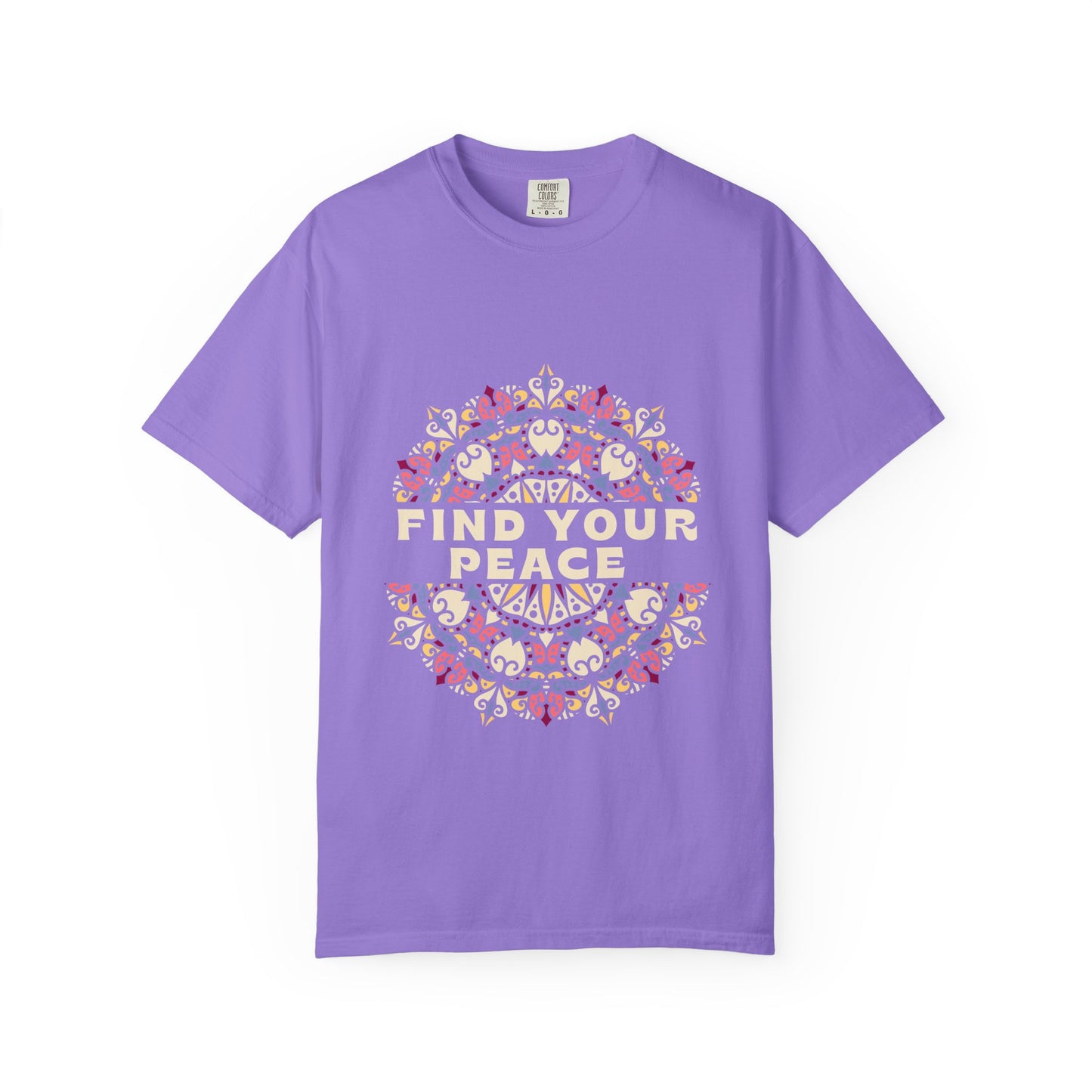 Find Your Peace Unisex Garment-Dyed T-Shirt – Relaxed Style for Mindfulness