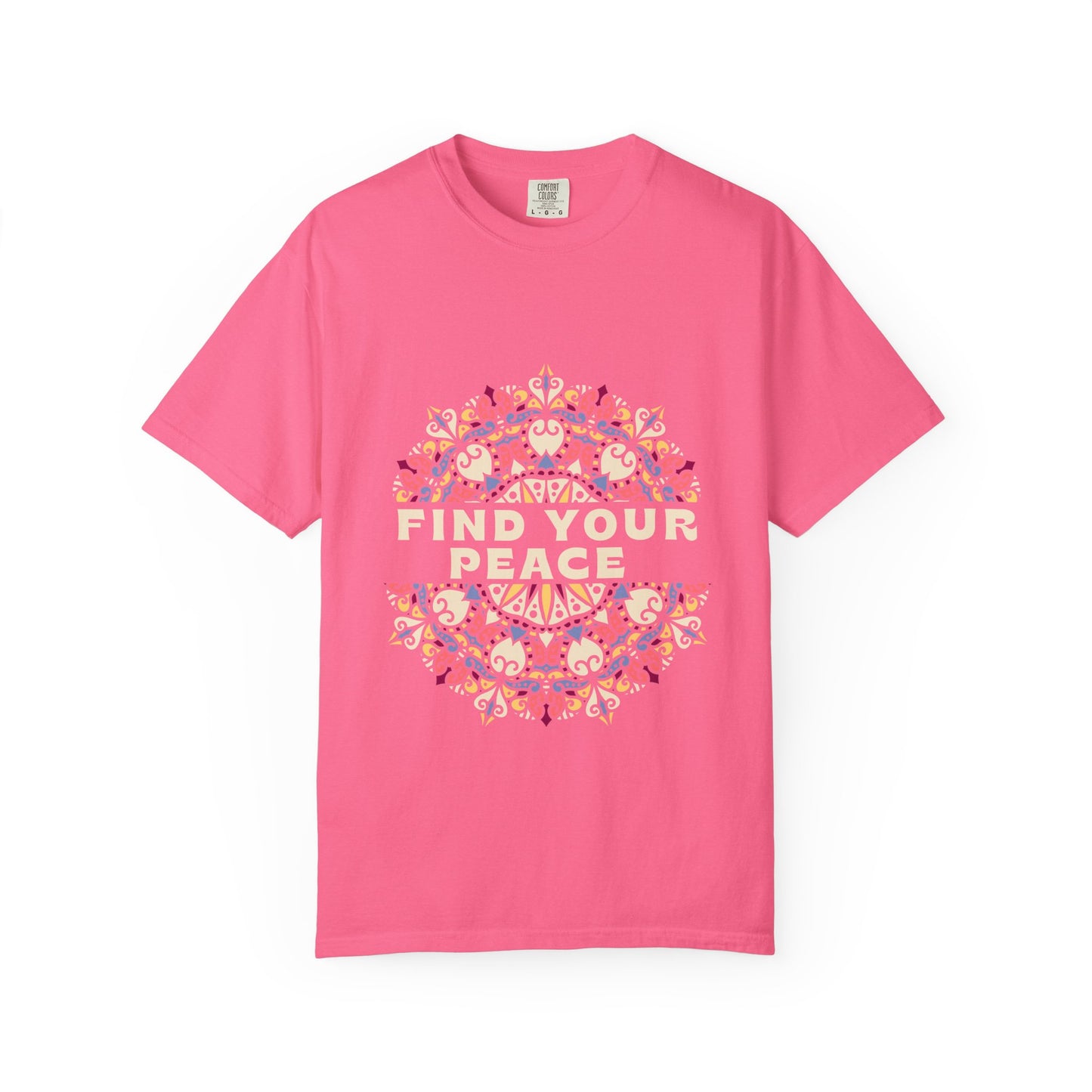 Find Your Peace Unisex Garment-Dyed T-Shirt – Relaxed Style for Mindfulness