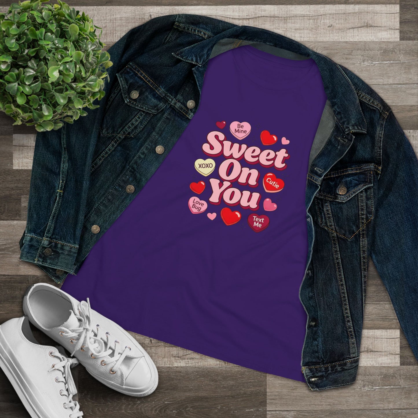 Sweet On You tee | Conversation Heart Valentine's Shirt