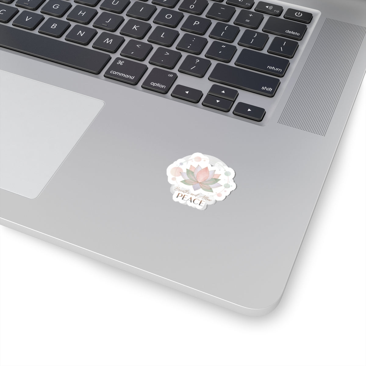 Breathe and Allow Peace Sticker | Mental Wellness, Boundary Reminder