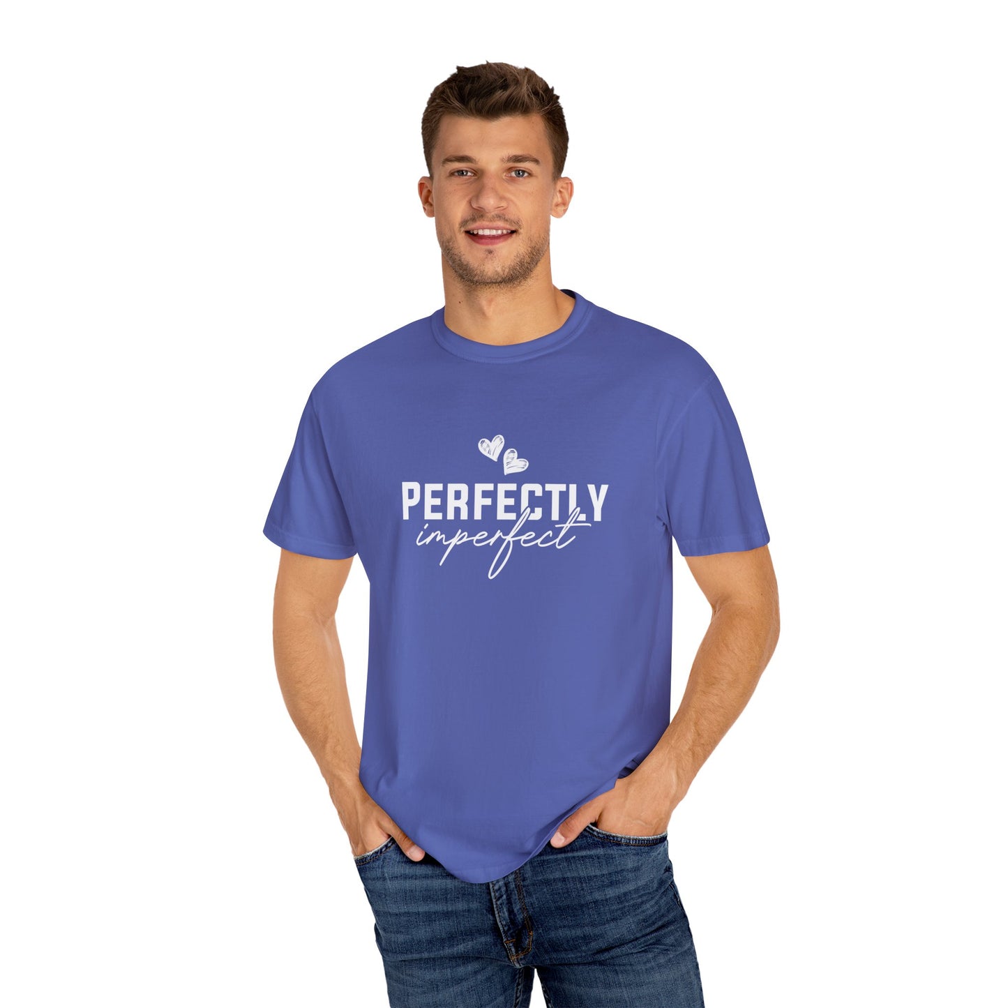 Perfectly Imperfect Unisex Garment-Dyed T-Shirt - Comfortable & Stylish Tee for Everyday Wear