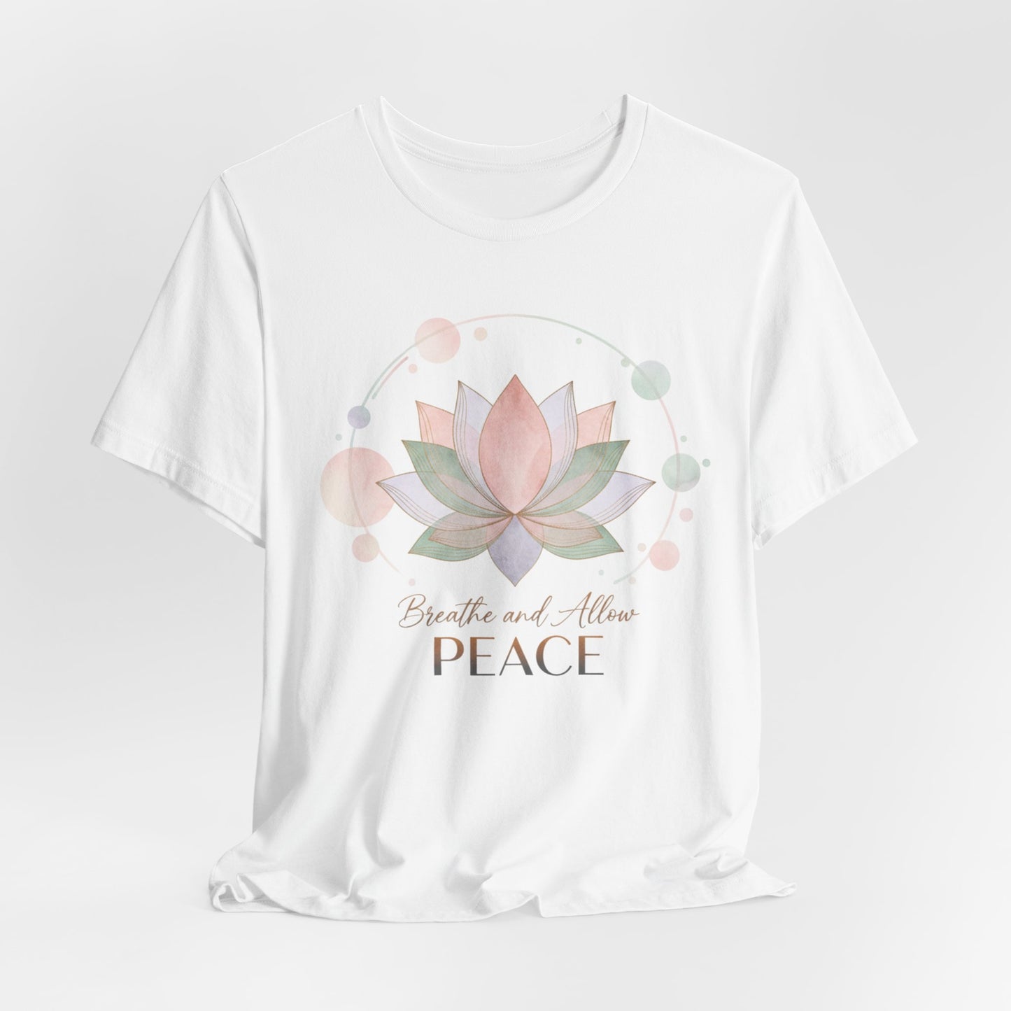 Mindful & Into Peace Tee | self care shirt, boundary quote